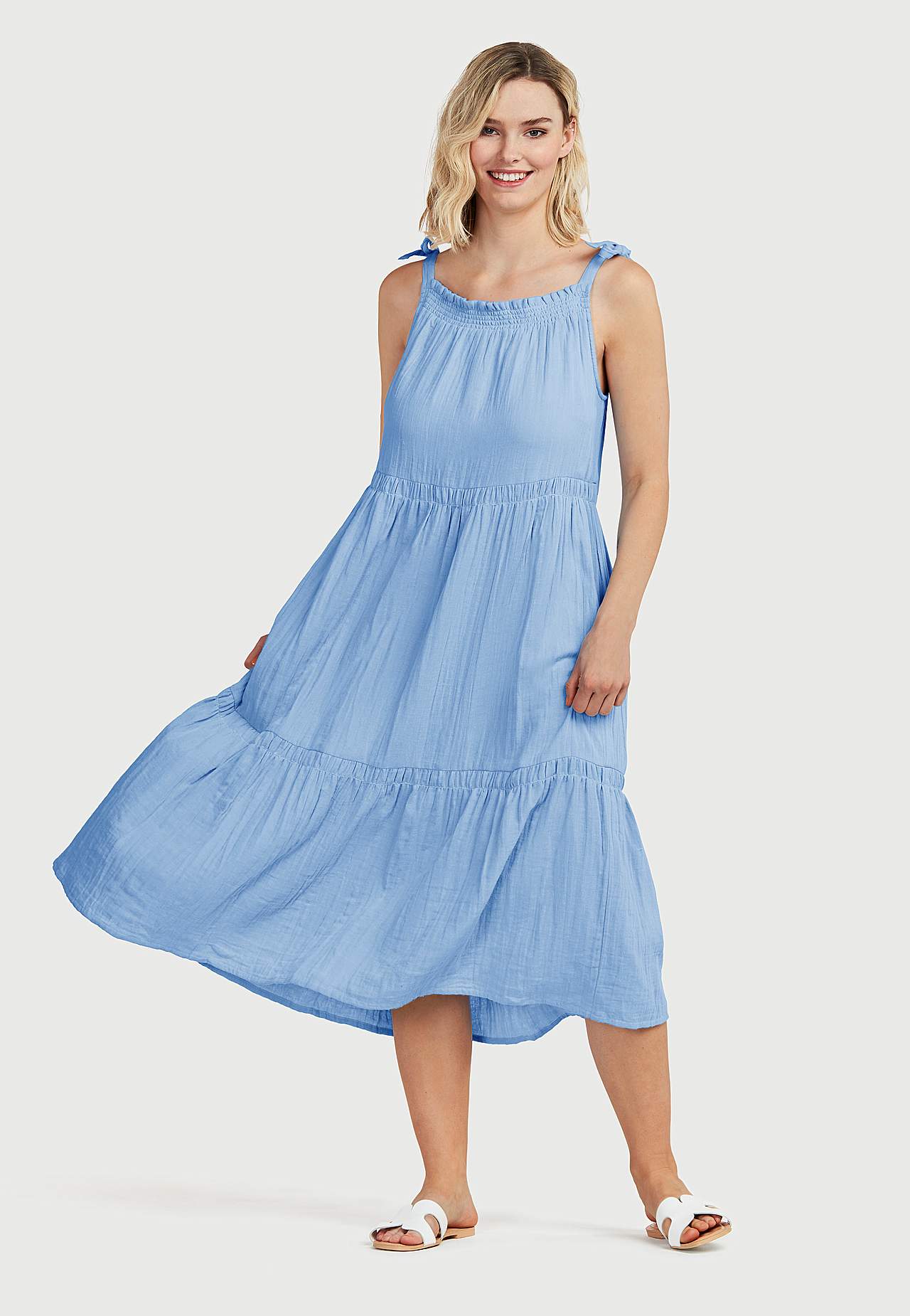 Sommerkleid aus Bio-Baumwolle Esmeralda