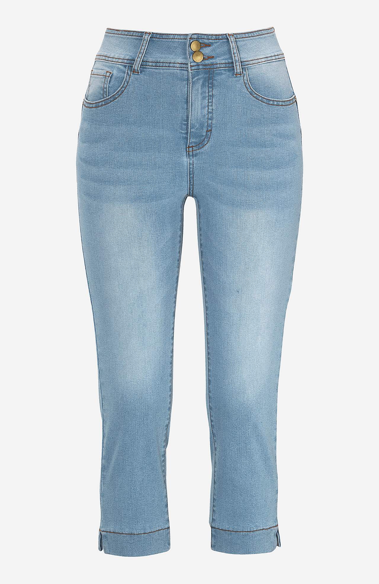 Elastische Cropped Jeans mit modellierendem Effekt Judy