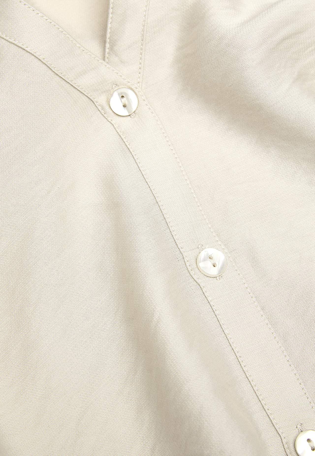Gewebte Bluse mit Knöpfen