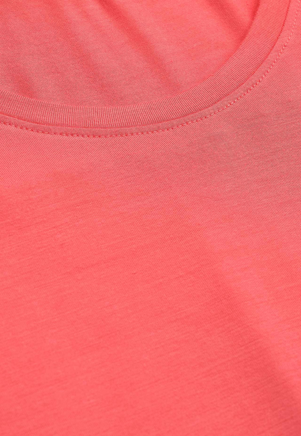 Jersey-Top mit kurzen Ärmeln