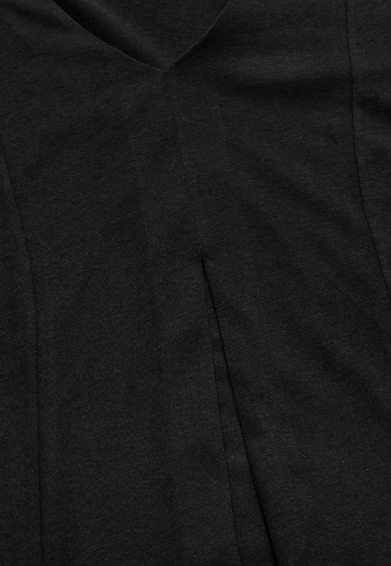 Jersey-Tunika mit Knitter-Detail