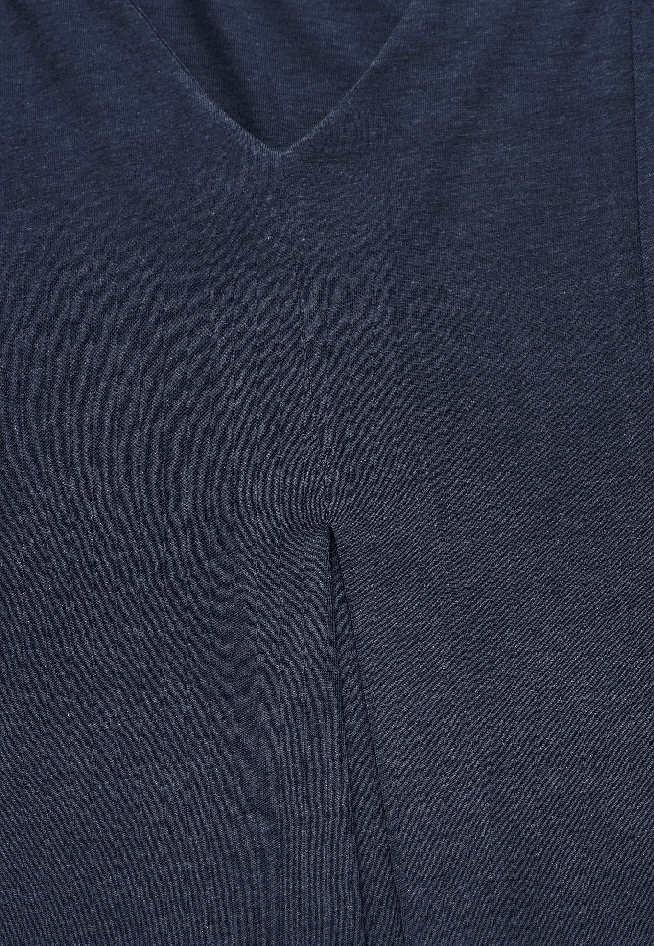 Jersey-Tunika mit Knitter-Detail