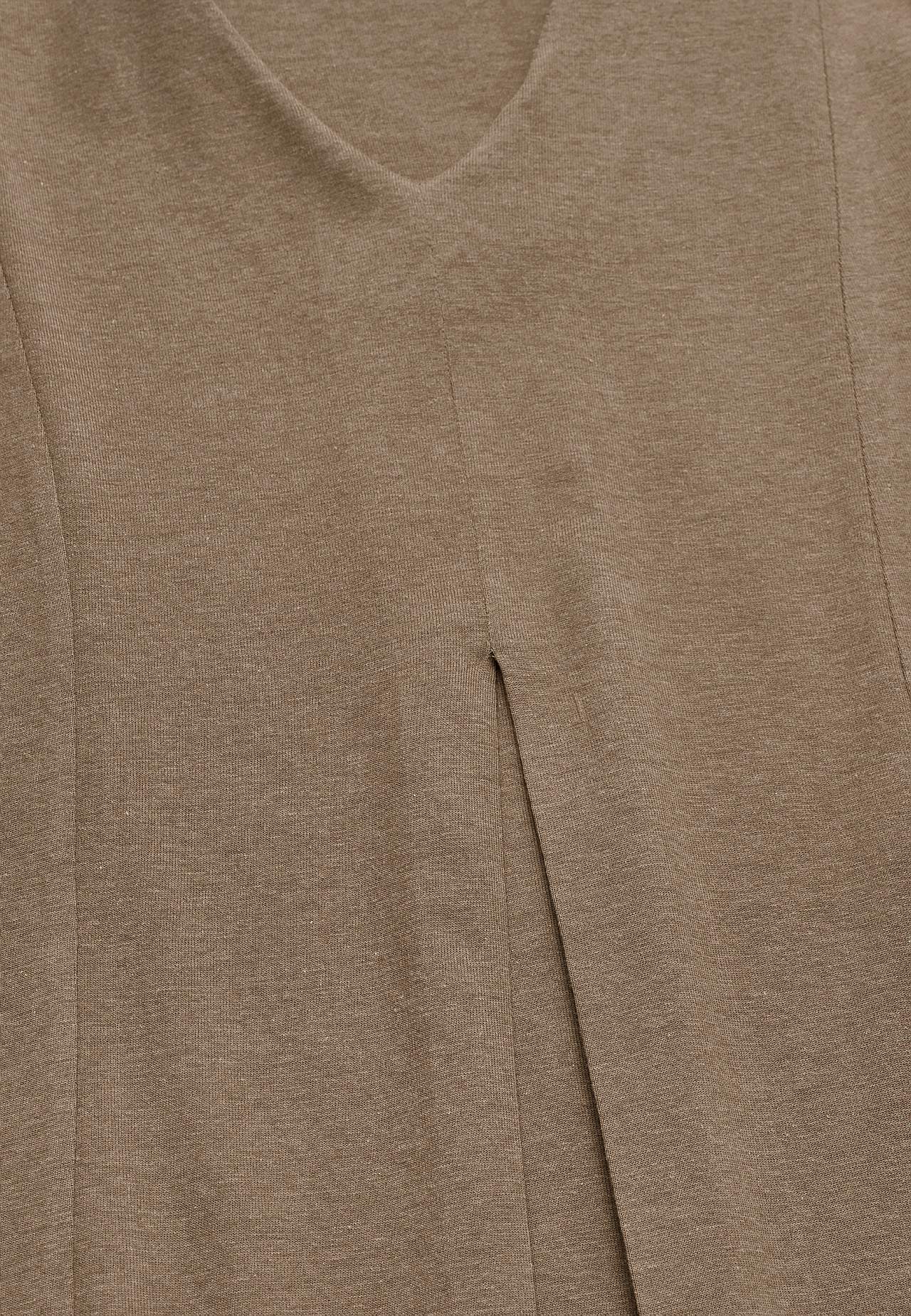 Jersey-Tunika mit Knitter-Detail