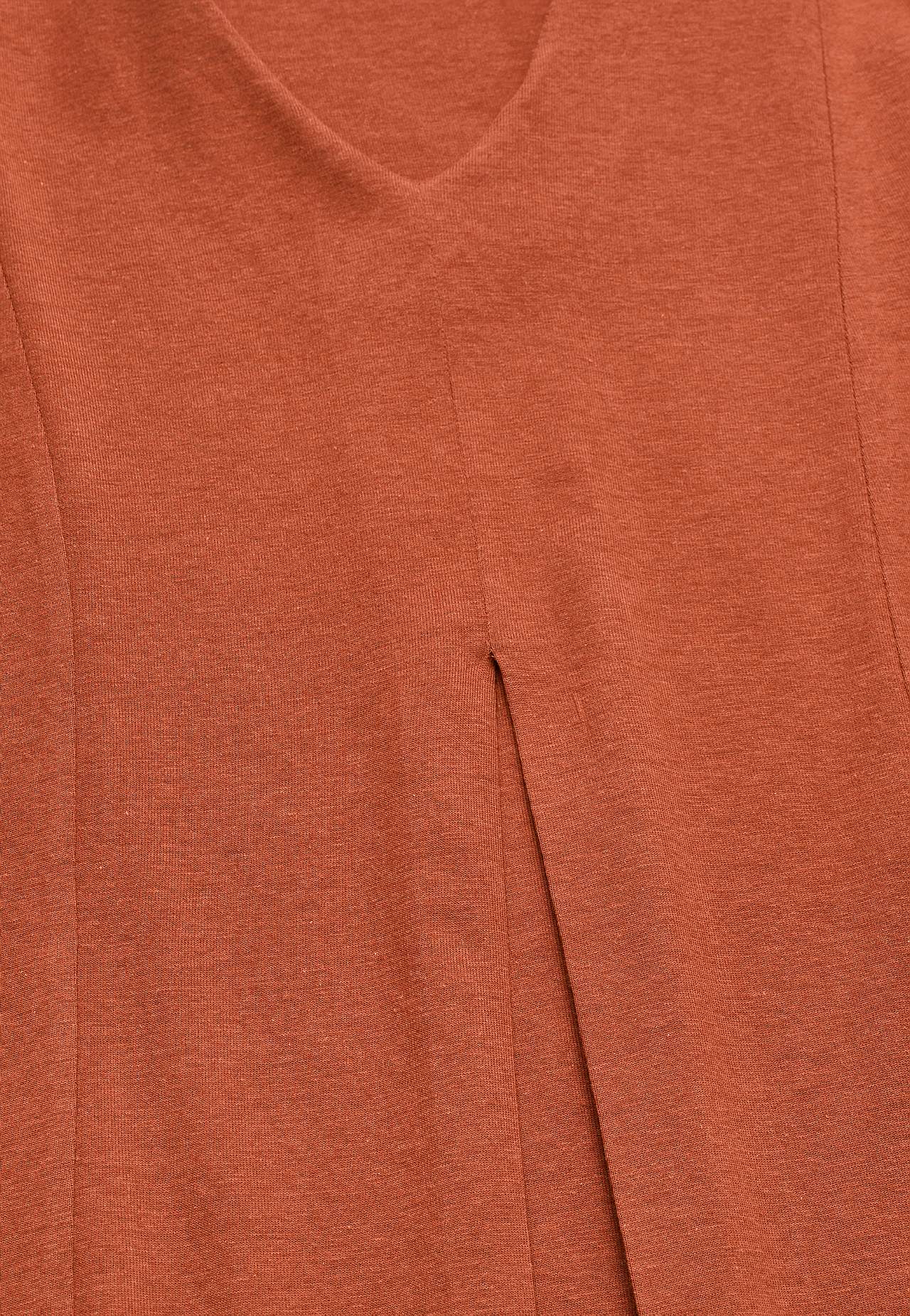 Jersey-Tunika mit Knitter-Detail