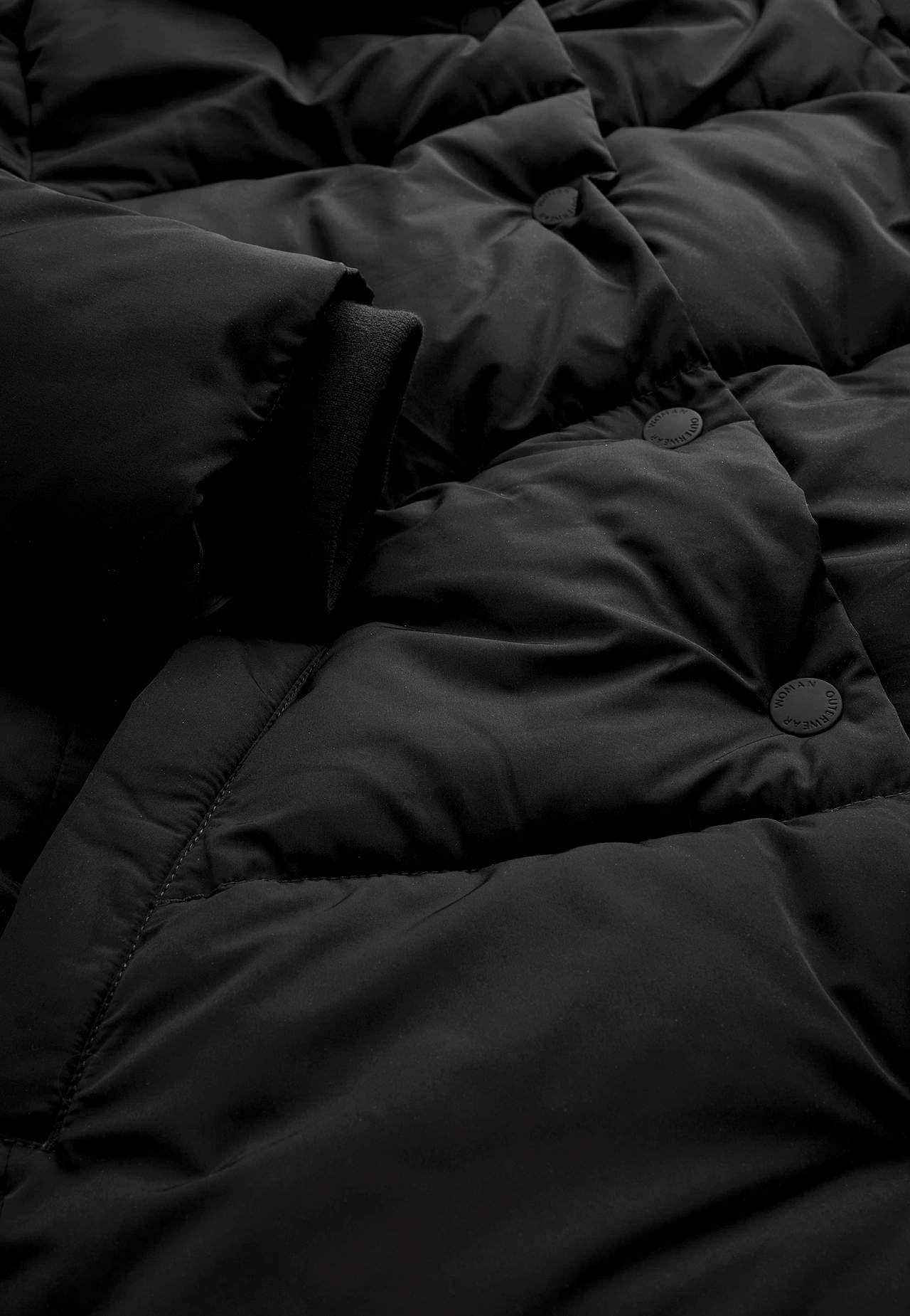 Lange Winterjacke