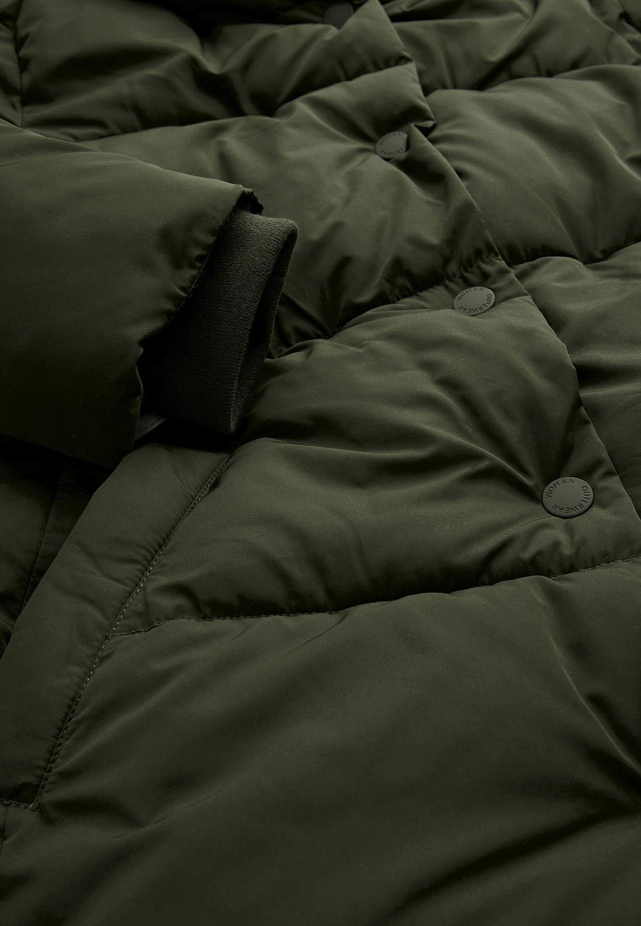 Lange Winterjacke