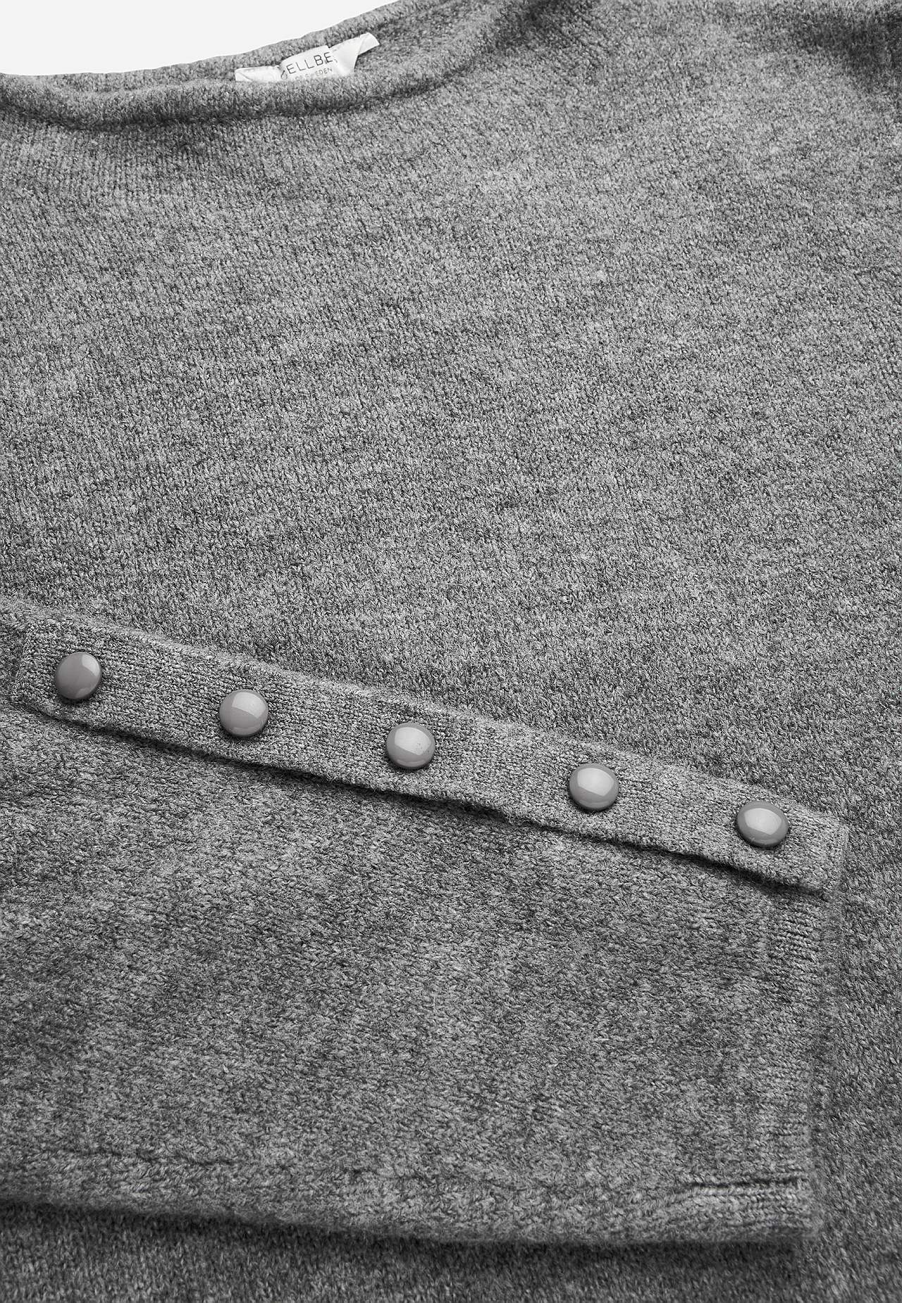 Gestrickte Tunika mit Schlitz