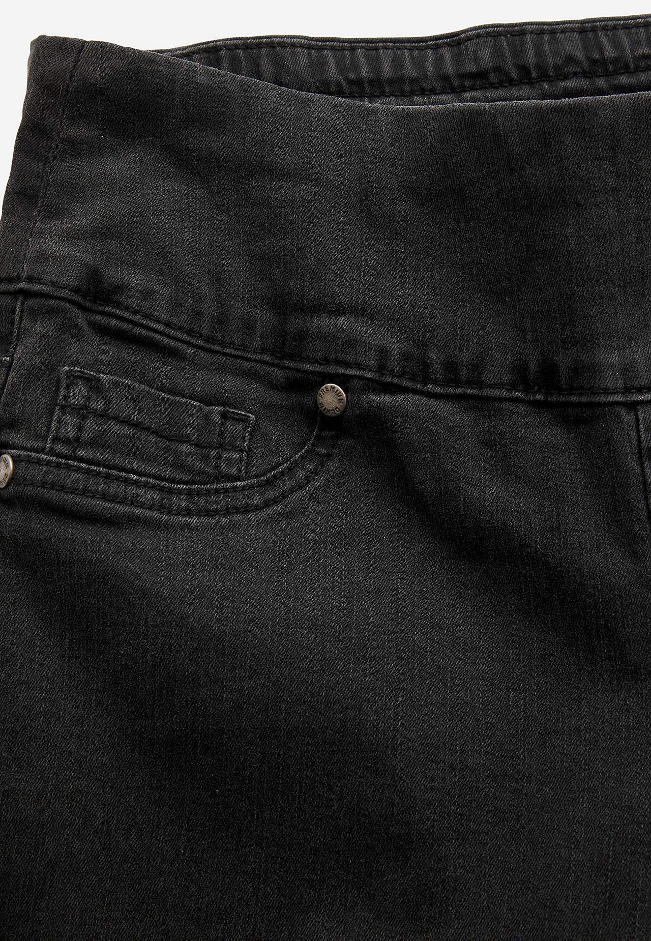 Elastische Jeggings mit hohem elastischem Bund