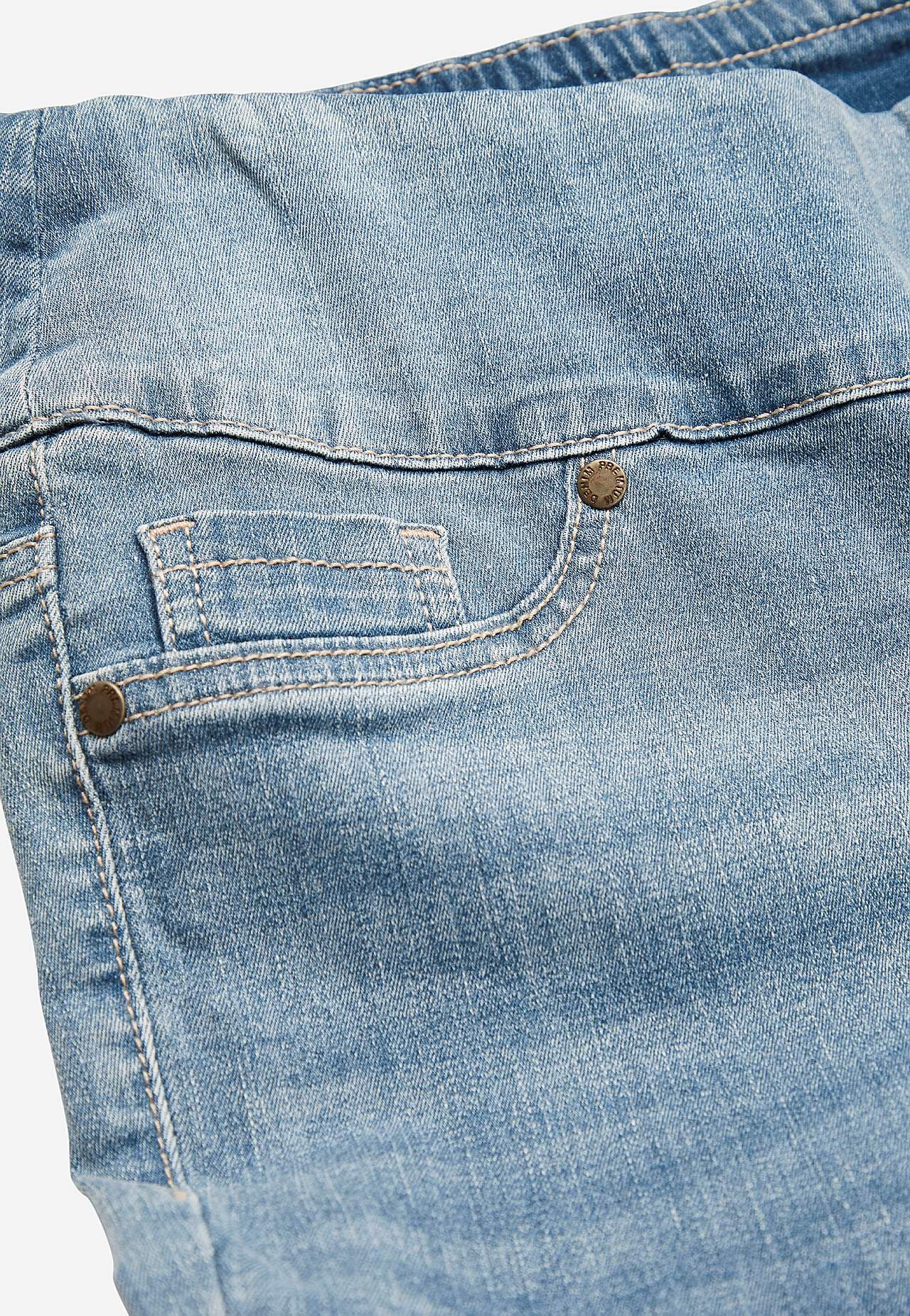 Elastische Jeggings mit hohem elastischem Bund