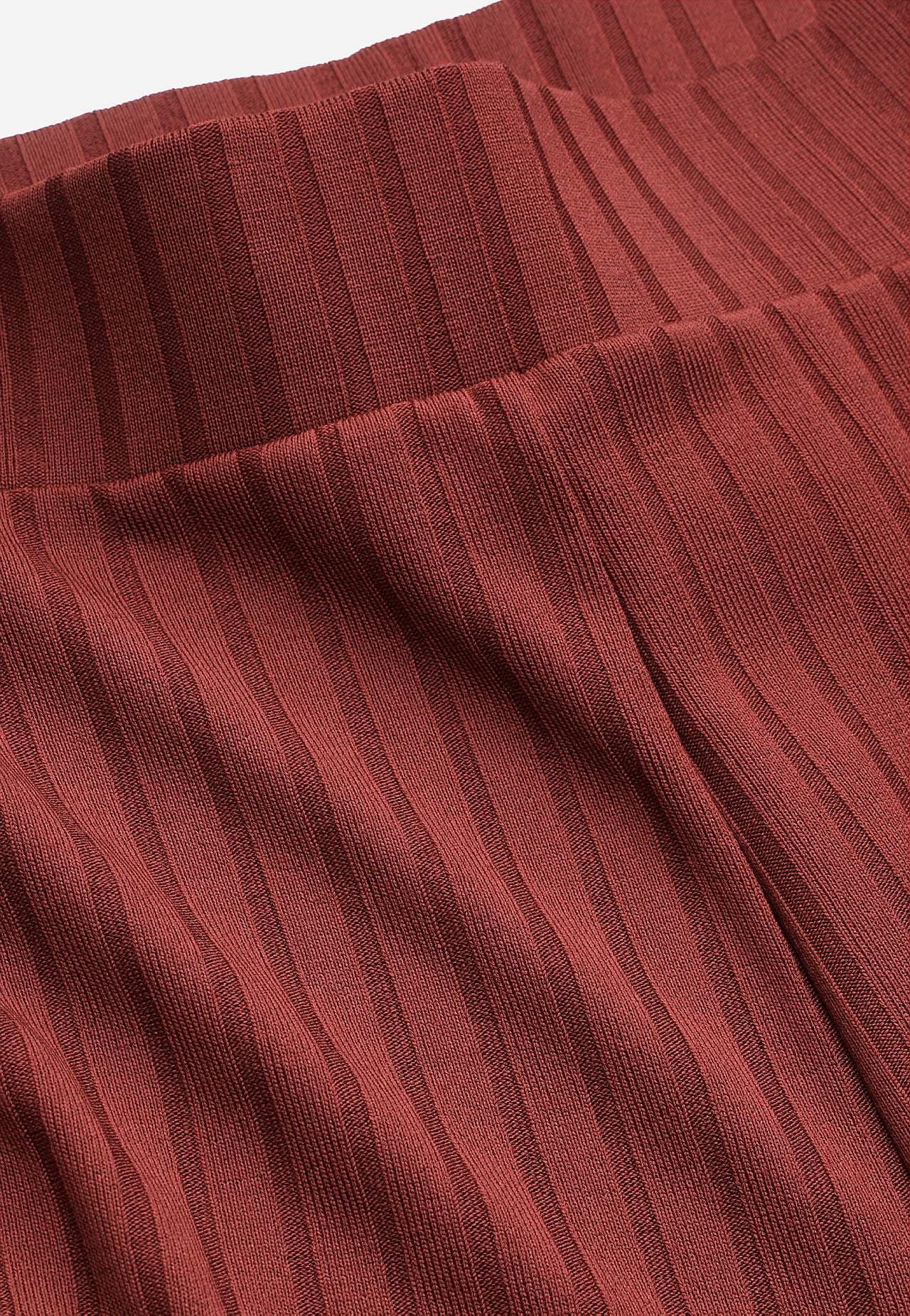 Hose aus geripptem Jersey