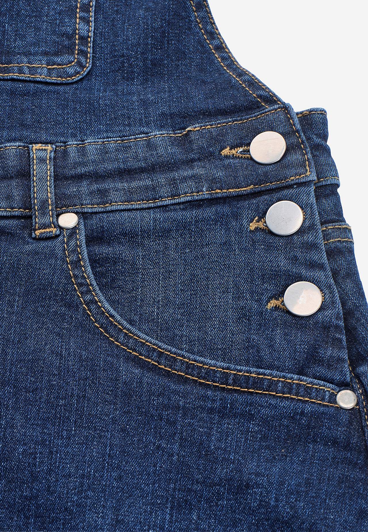 Latzkleid aus Denim