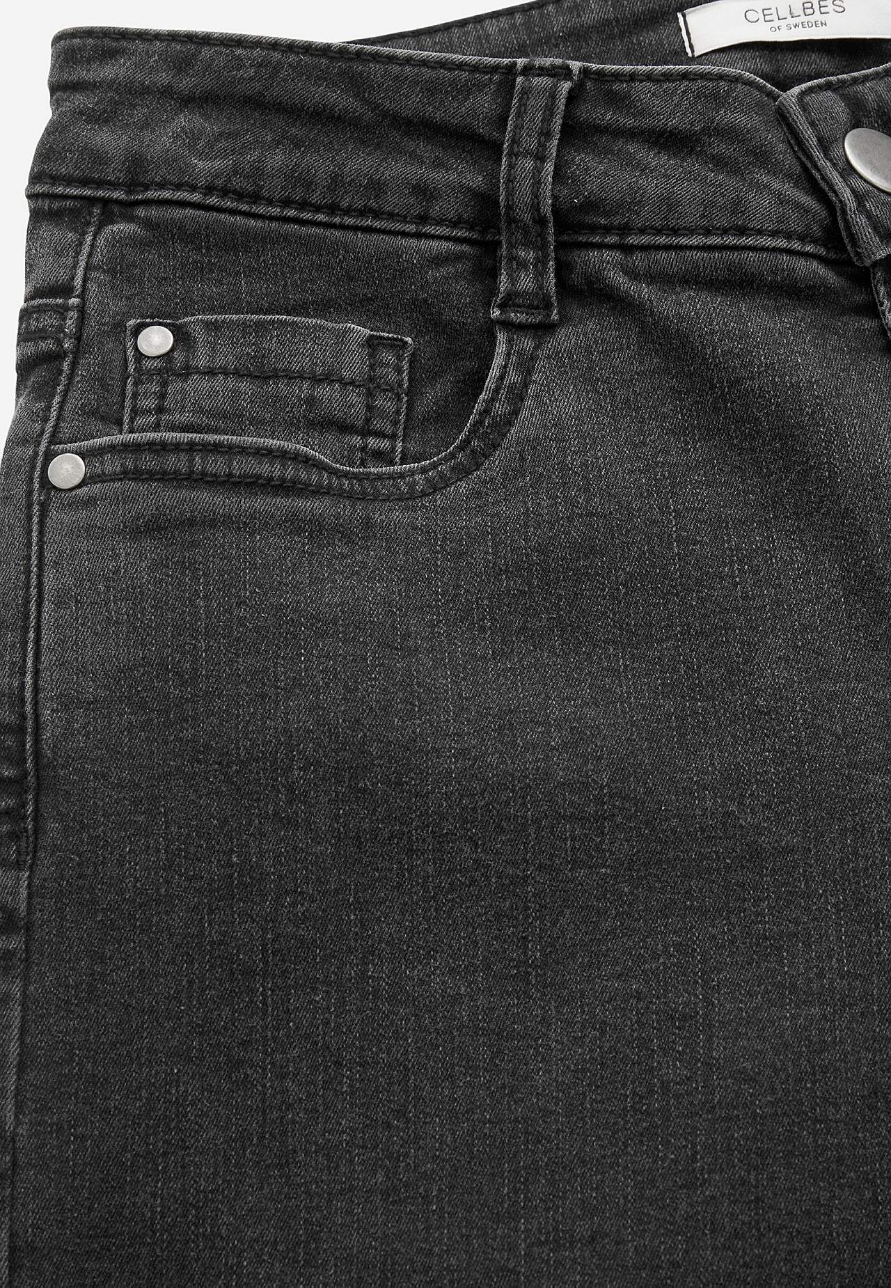 Breite Jeans mit hoher Taille