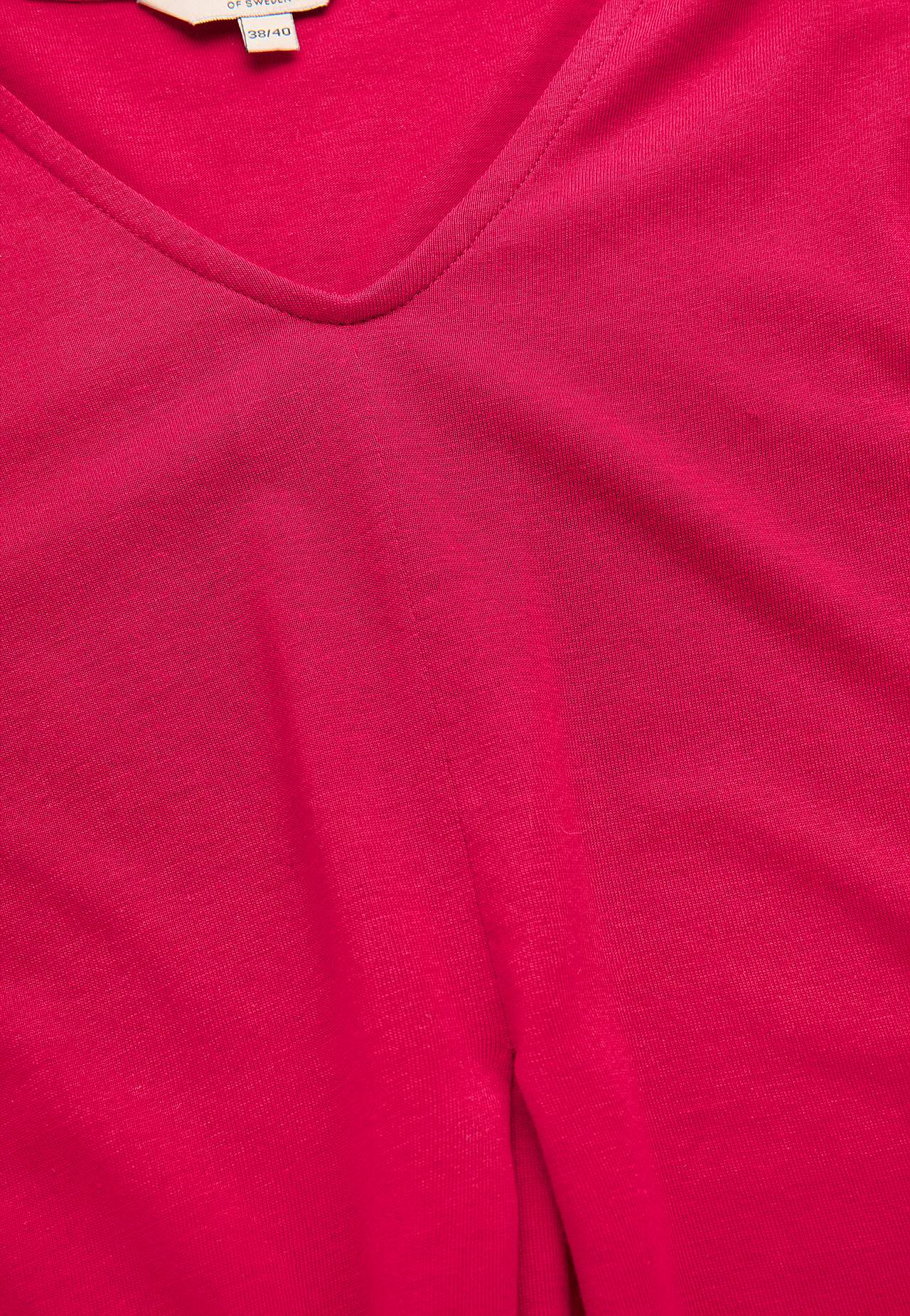 Jersey-Top mit einem V-Ausschnitt