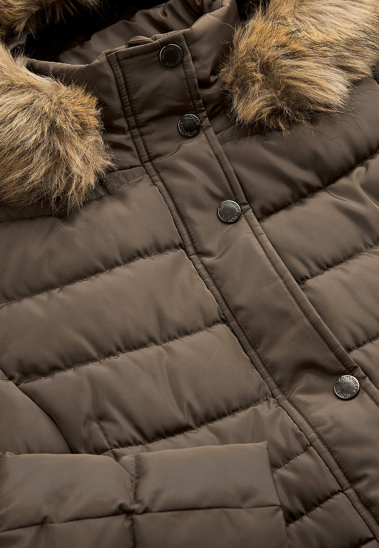 Warm gefütterte Jacke