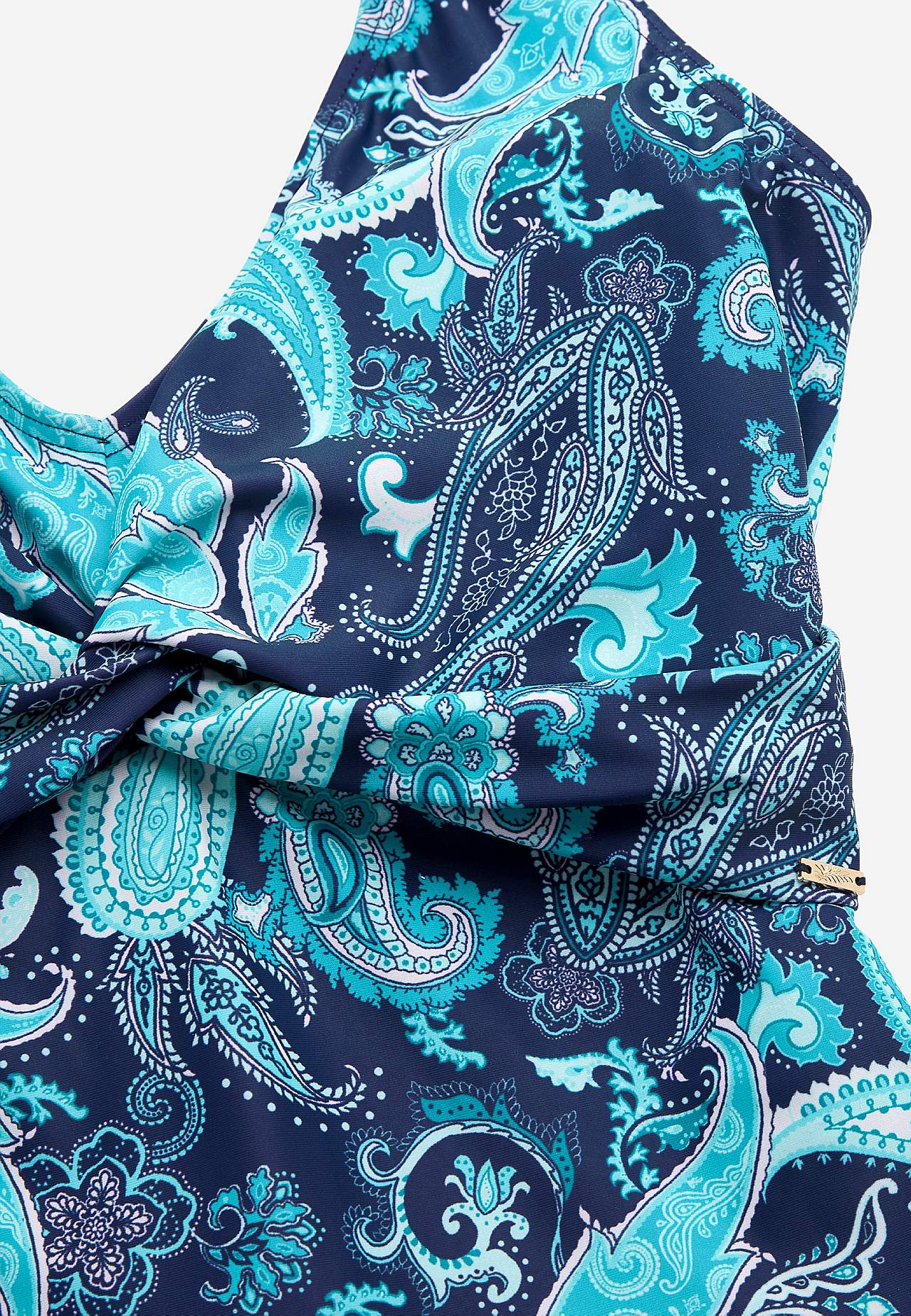 Badeanzug-Kleid mit einem Allover-Muster