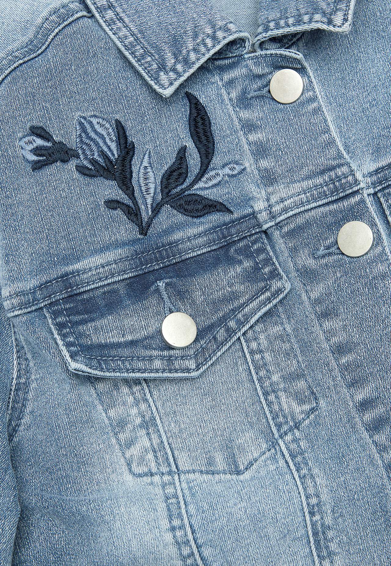 Jeansjacke mit Stickereien Emmy