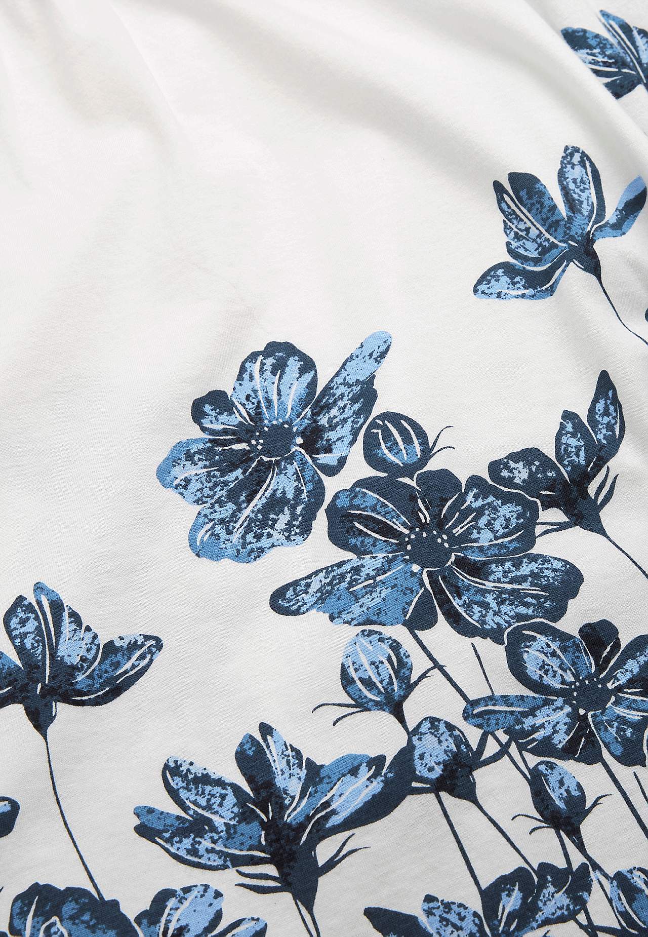 Jersey-Top mit einem Blumen-Muster Engla