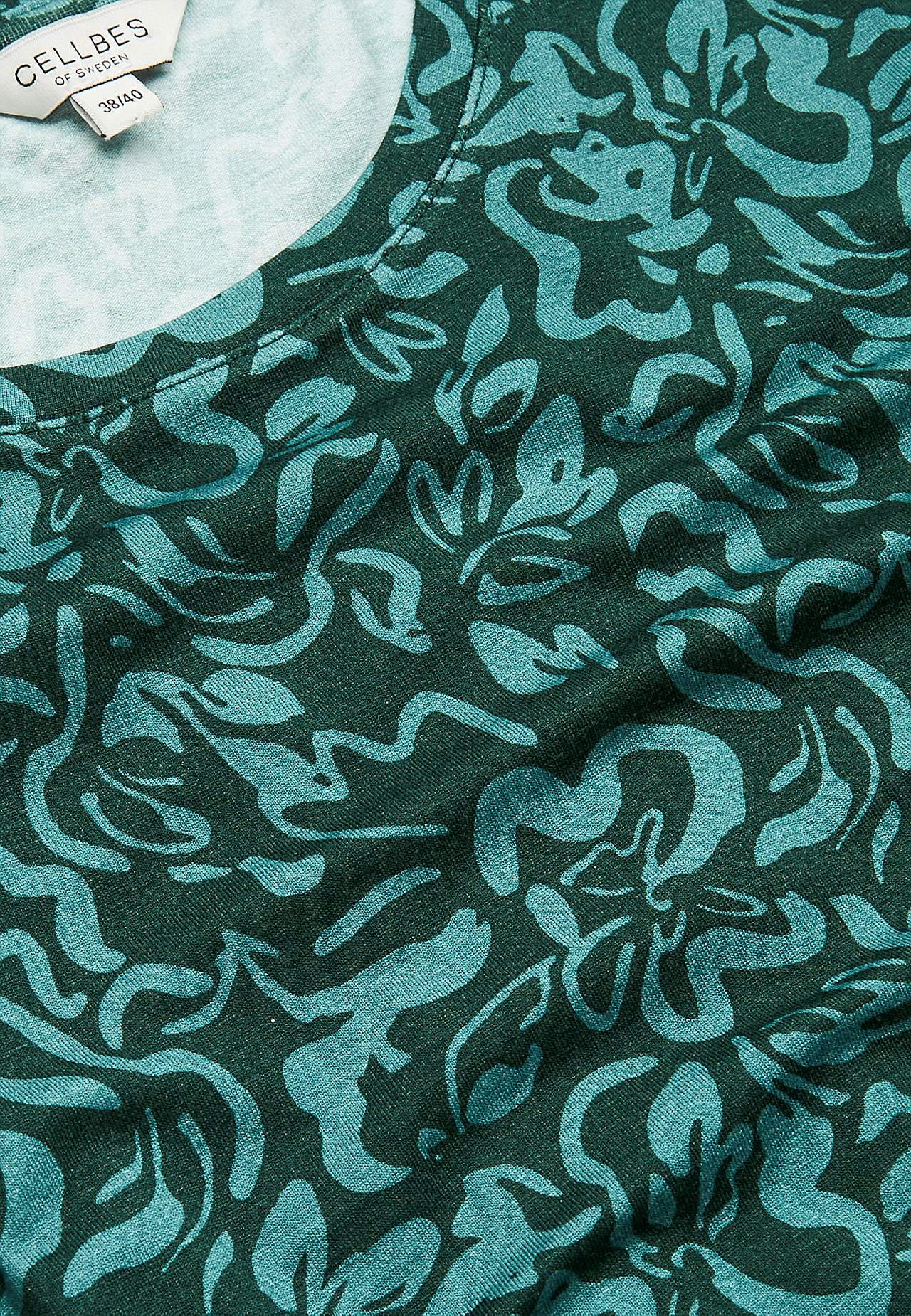 Jersey-Top mit 3/4-Ärmel