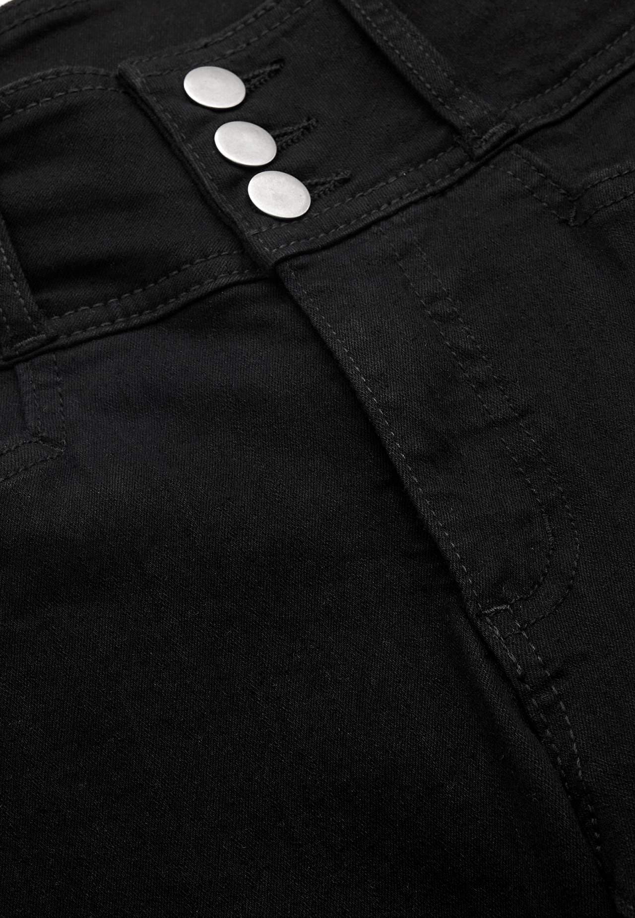 Schmale Jeans mit hohem Schnitt - drei Längen