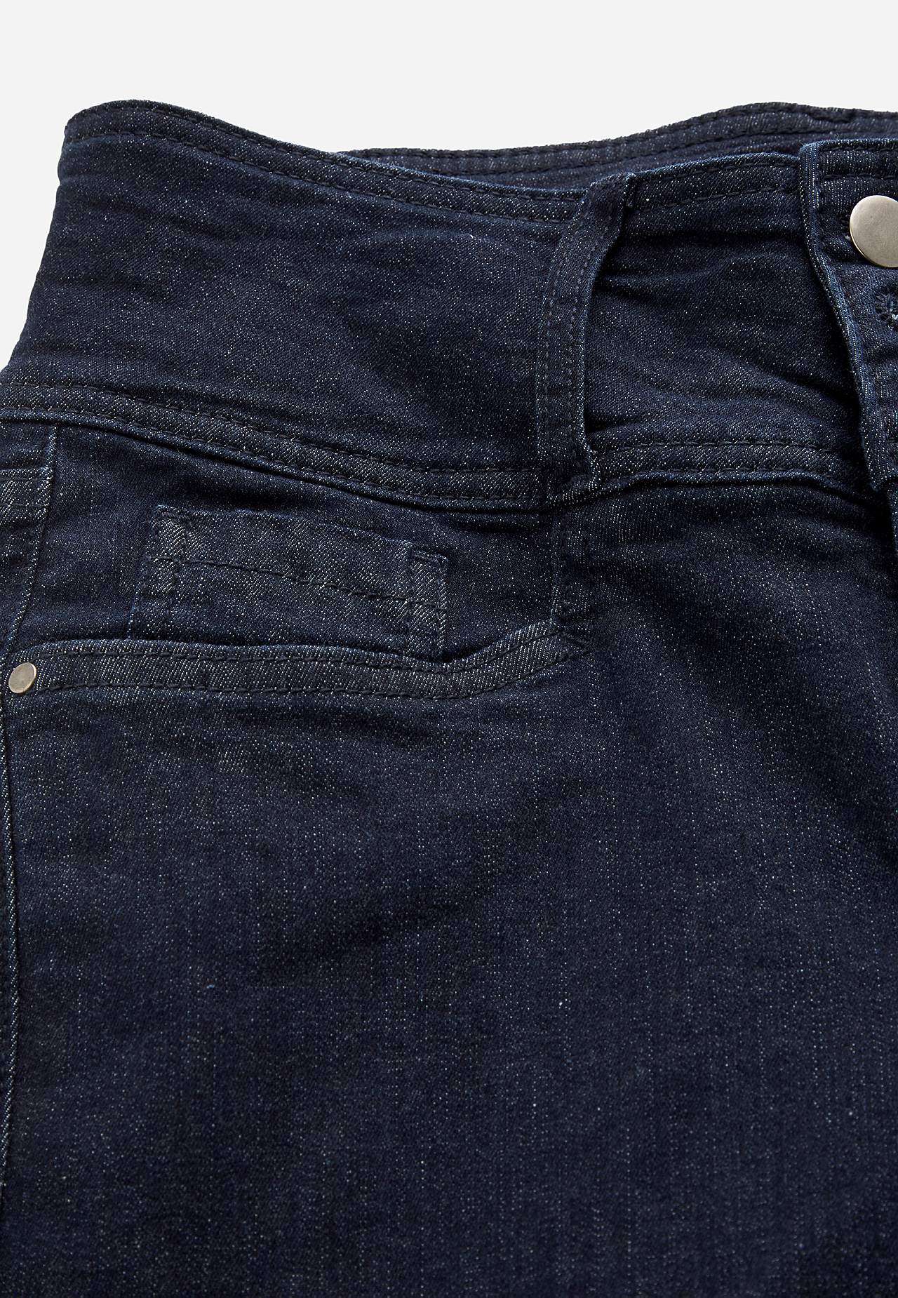 Bootcut-Jeans mit hohem Bund