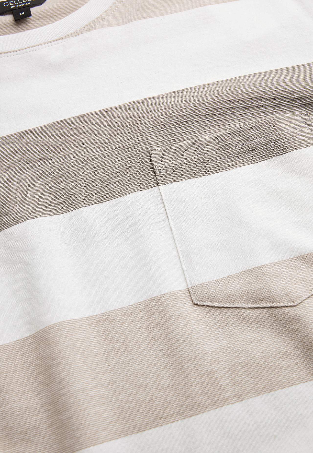 T-Shirt mit breiten Streifen Johannes