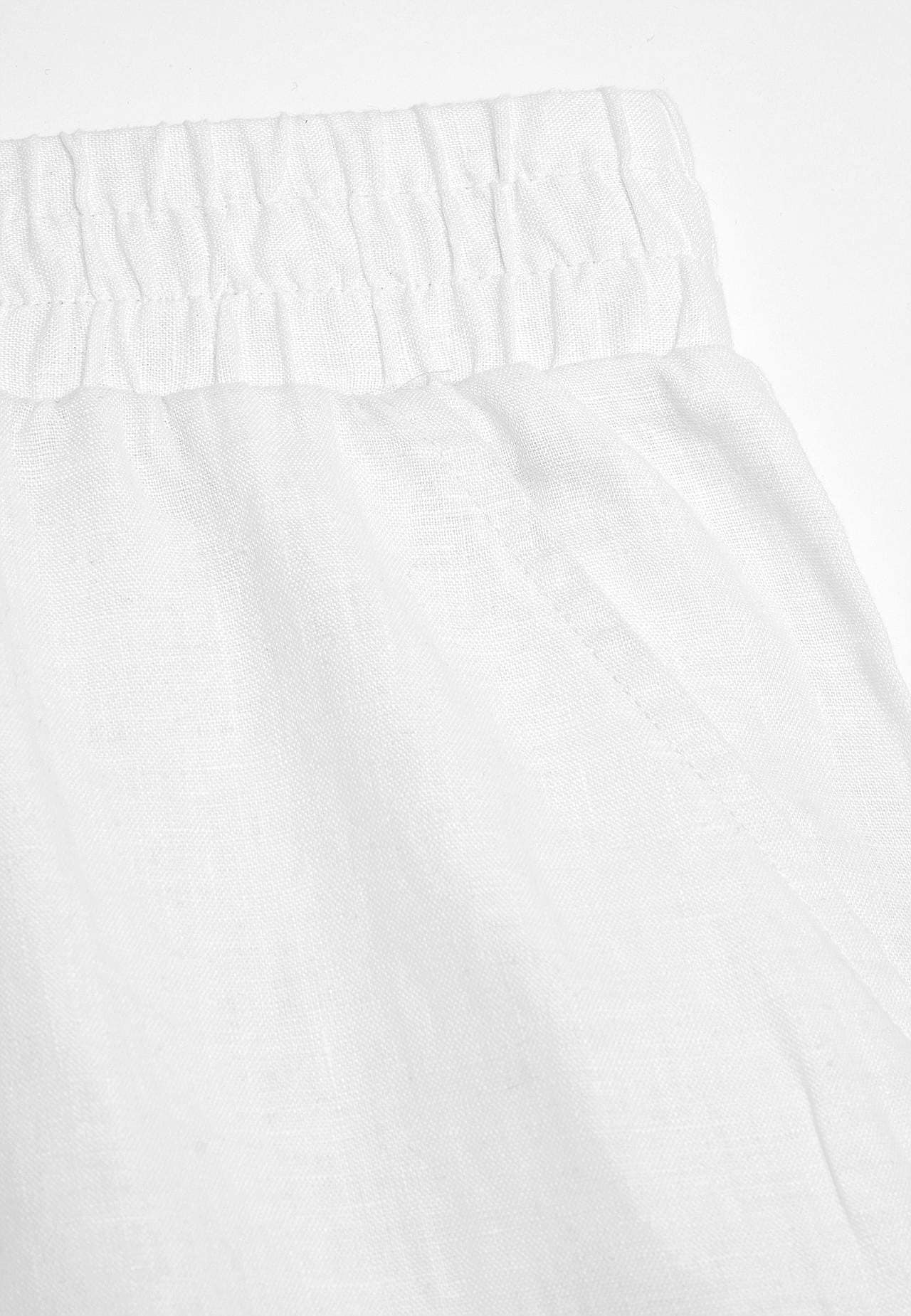 Leinenhose Premium mit breiten Beinen