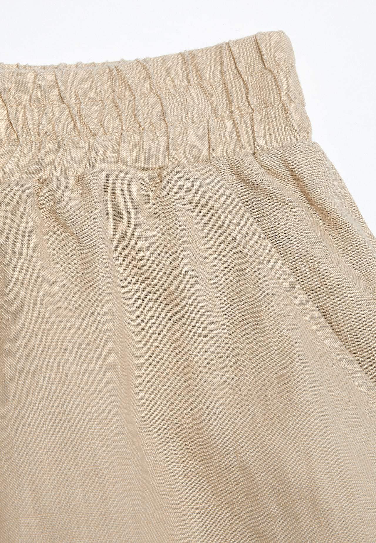 Leinenhose Premium mit breiten Beinen