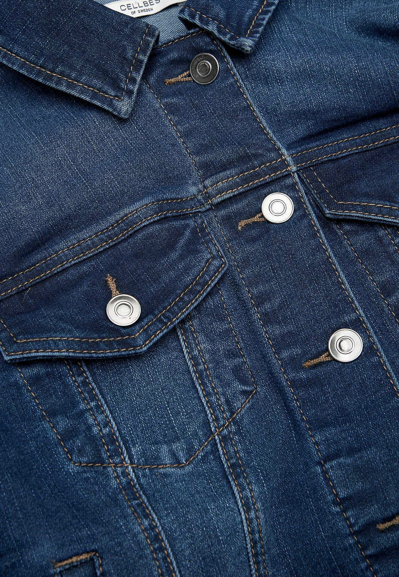 Jeansjacke mit Stretch