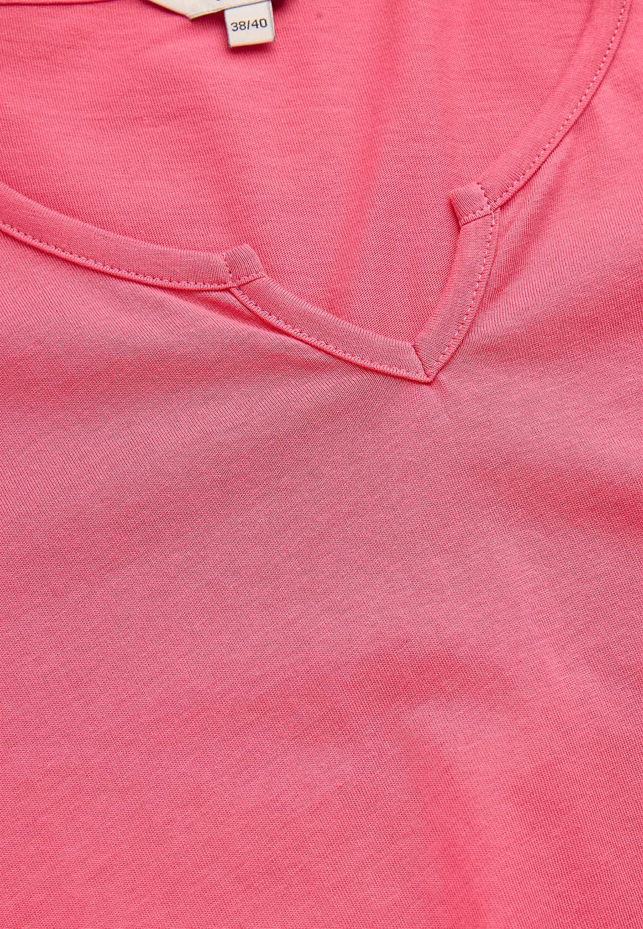 Jersey-Top mit 3/4-langen Ärmeln