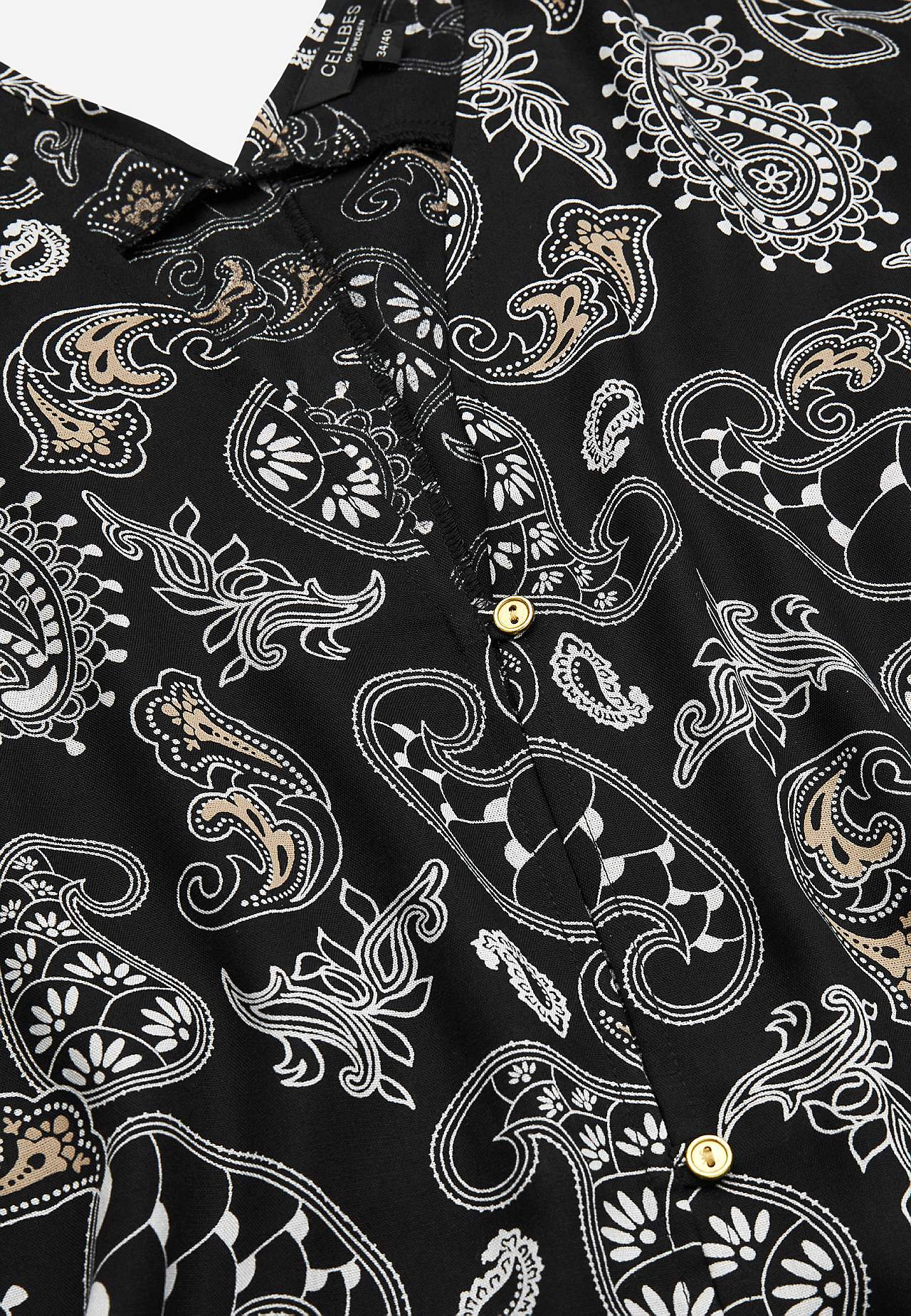 Strand-Kaftan mit Knöpfen
