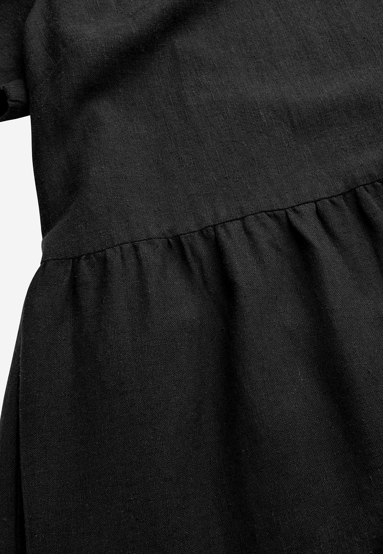 Leinenkleid mit Rüschenröcken