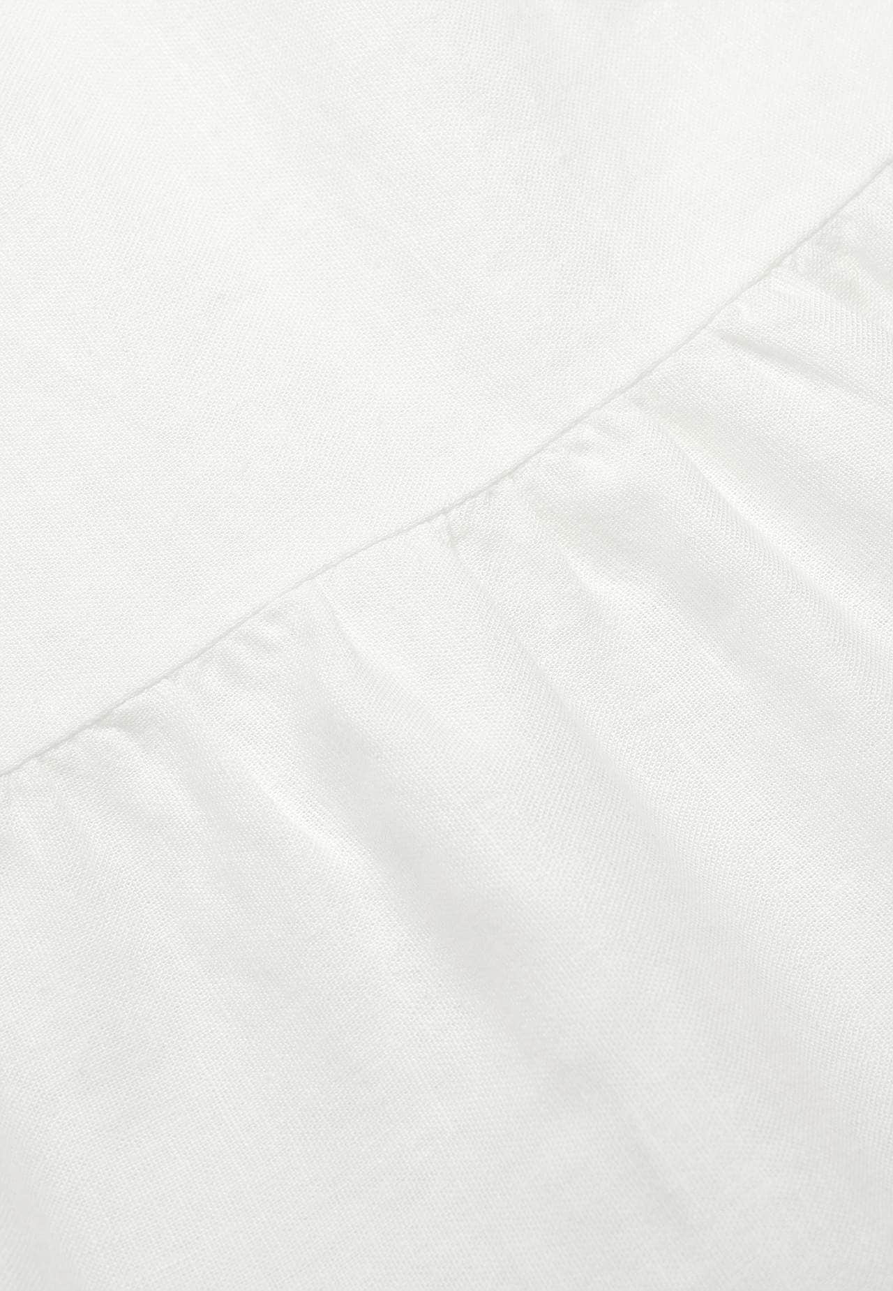 Leinenkleid mit Rüschenröcken
