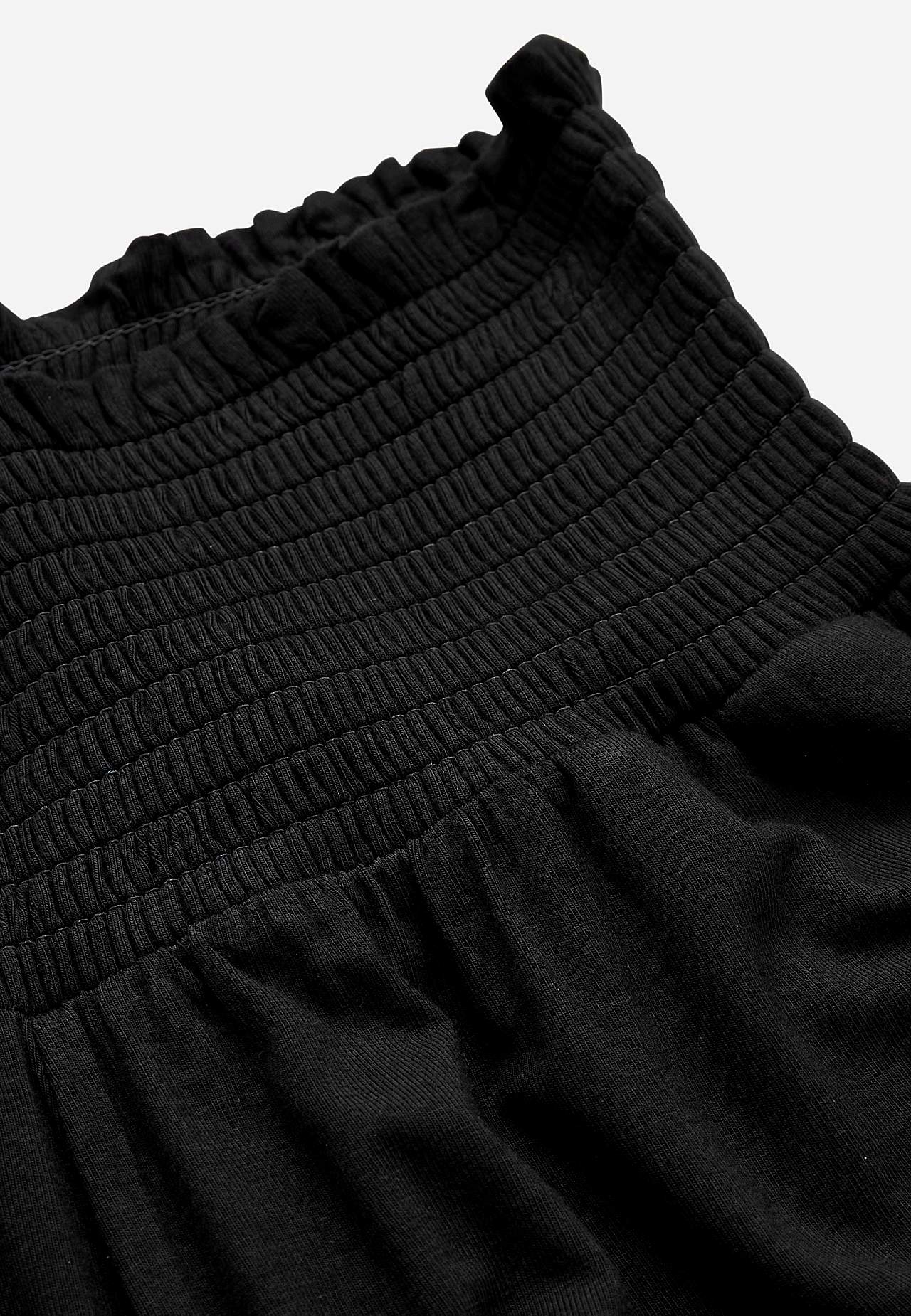 Weiche Jerseyhose mit gesmoktem elastischem Bund Liv