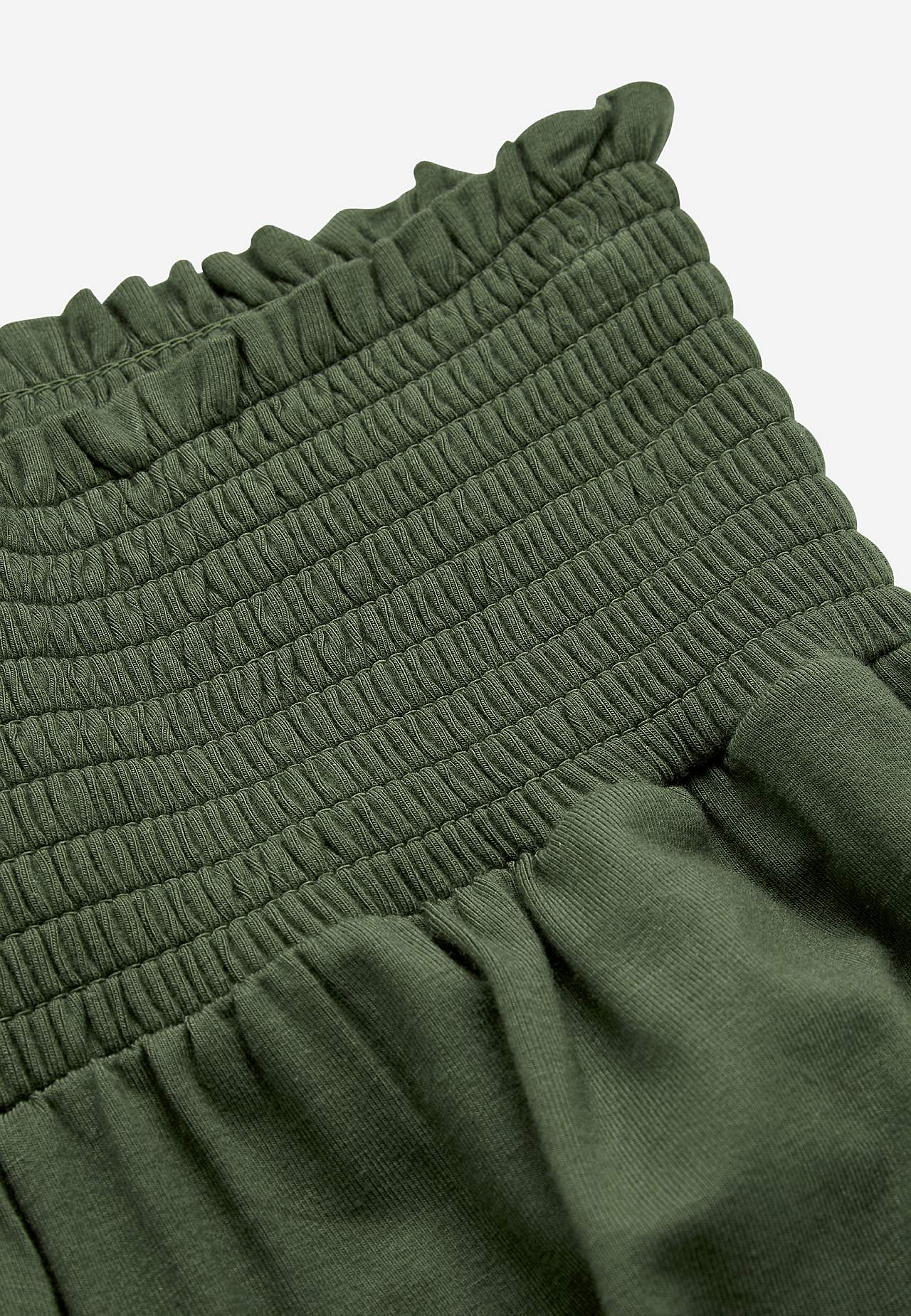 Weiche Jerseyhose mit gesmoktem elastischem Bund Liv