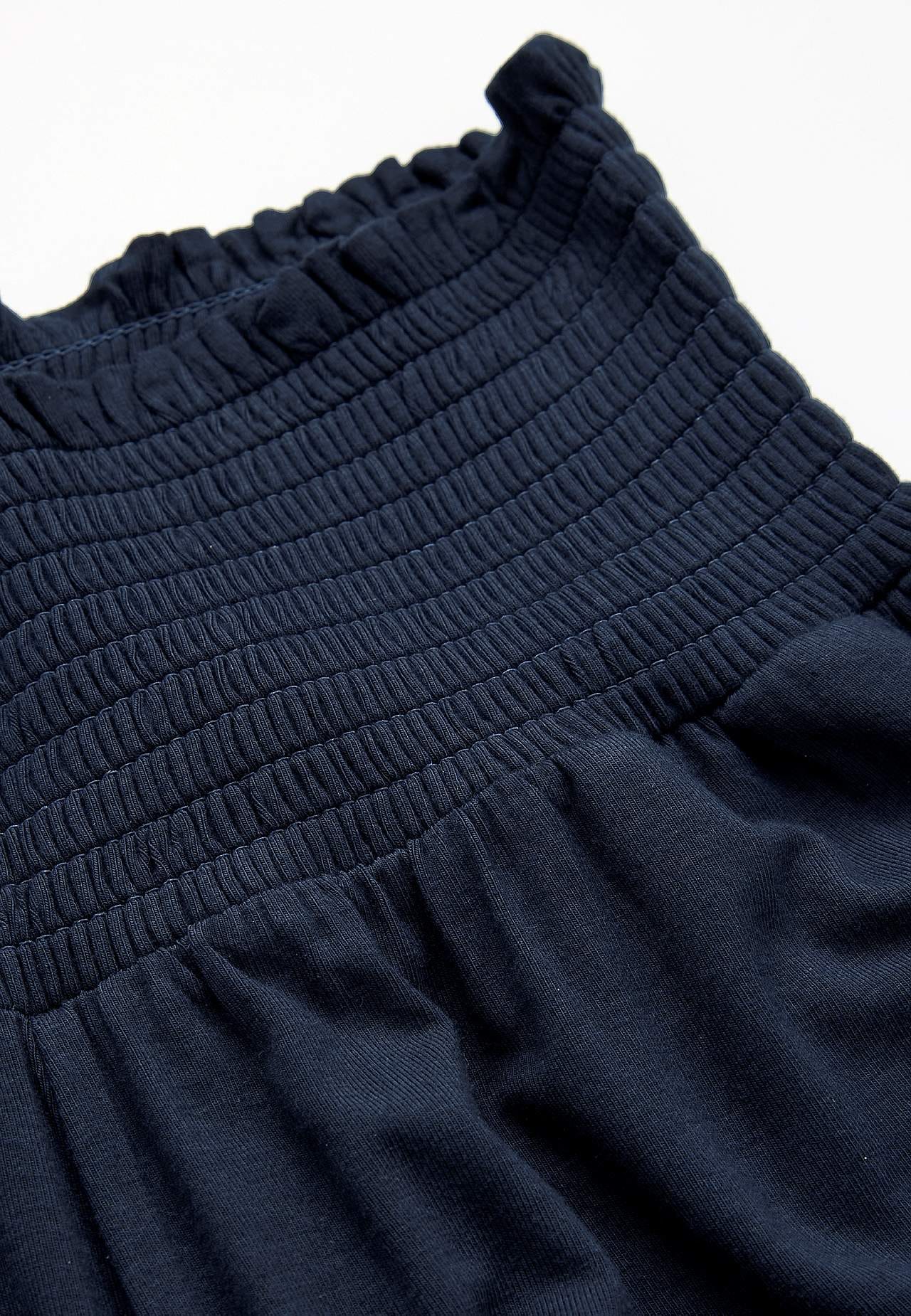 Weiche Jerseyhose mit gesmoktem elastischem Bund Liv