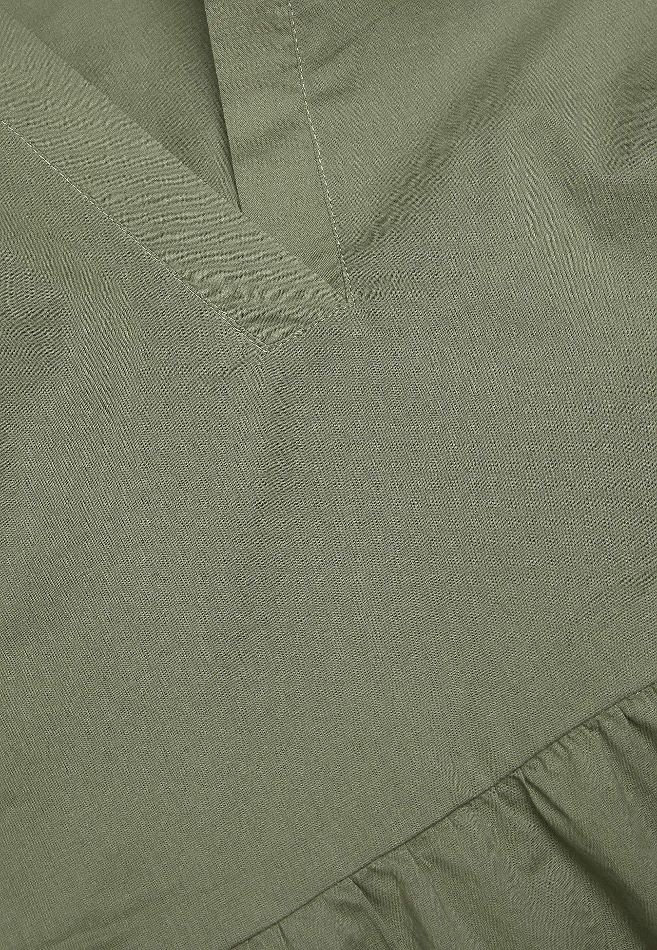 Baumwollkleid mit Volant