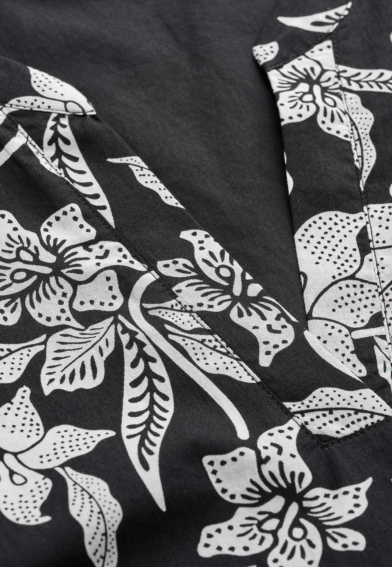 Baumwollkleid mit Volant