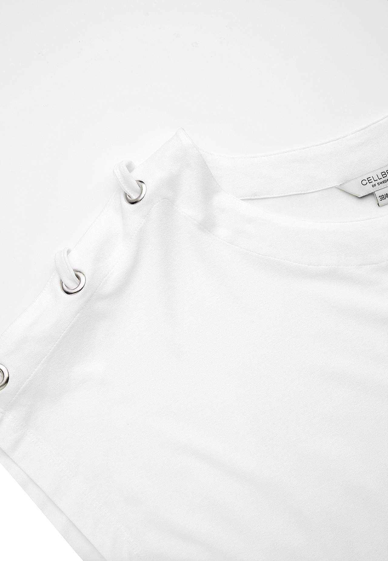 Jersey-Top mit Dekor an der Schulter