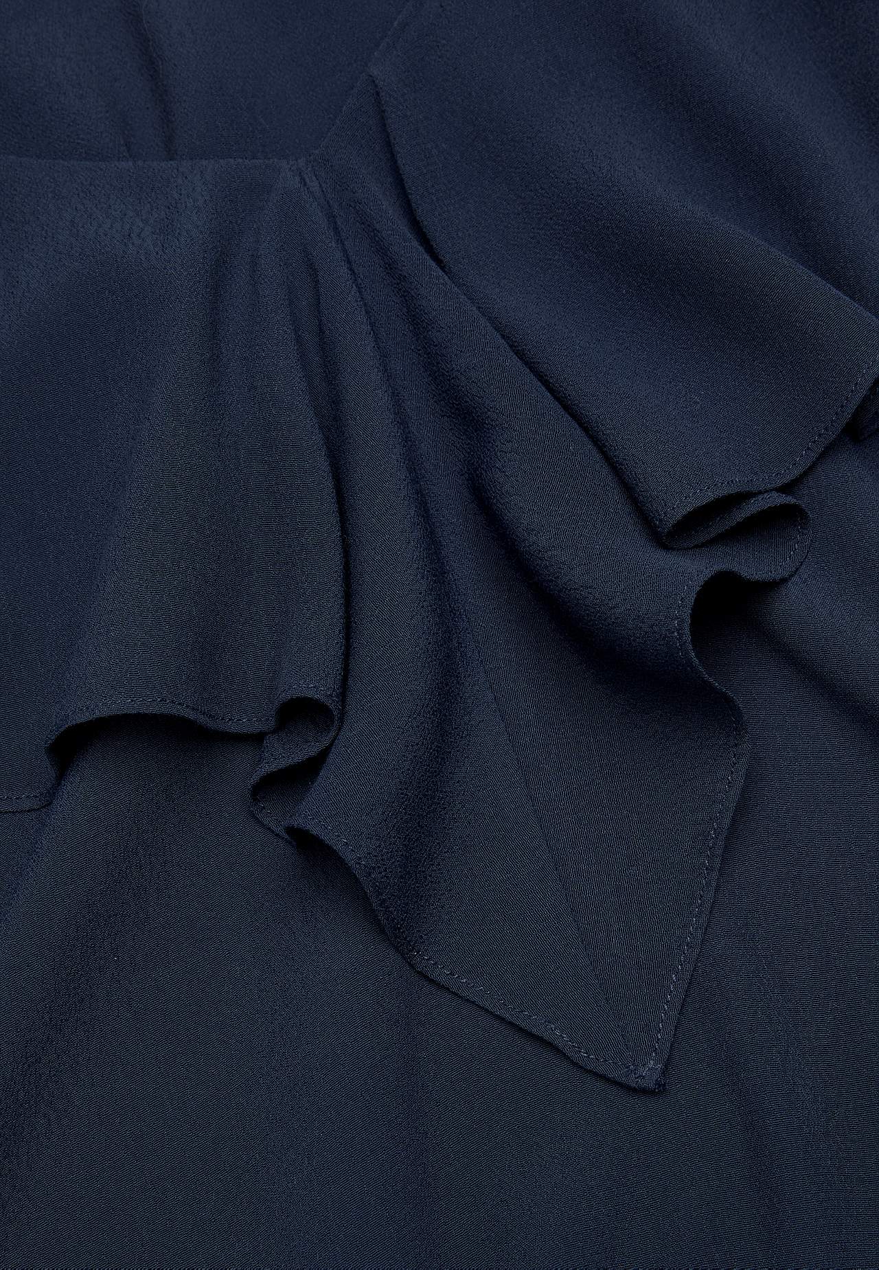 Ärmelloses Kleid mit Volant