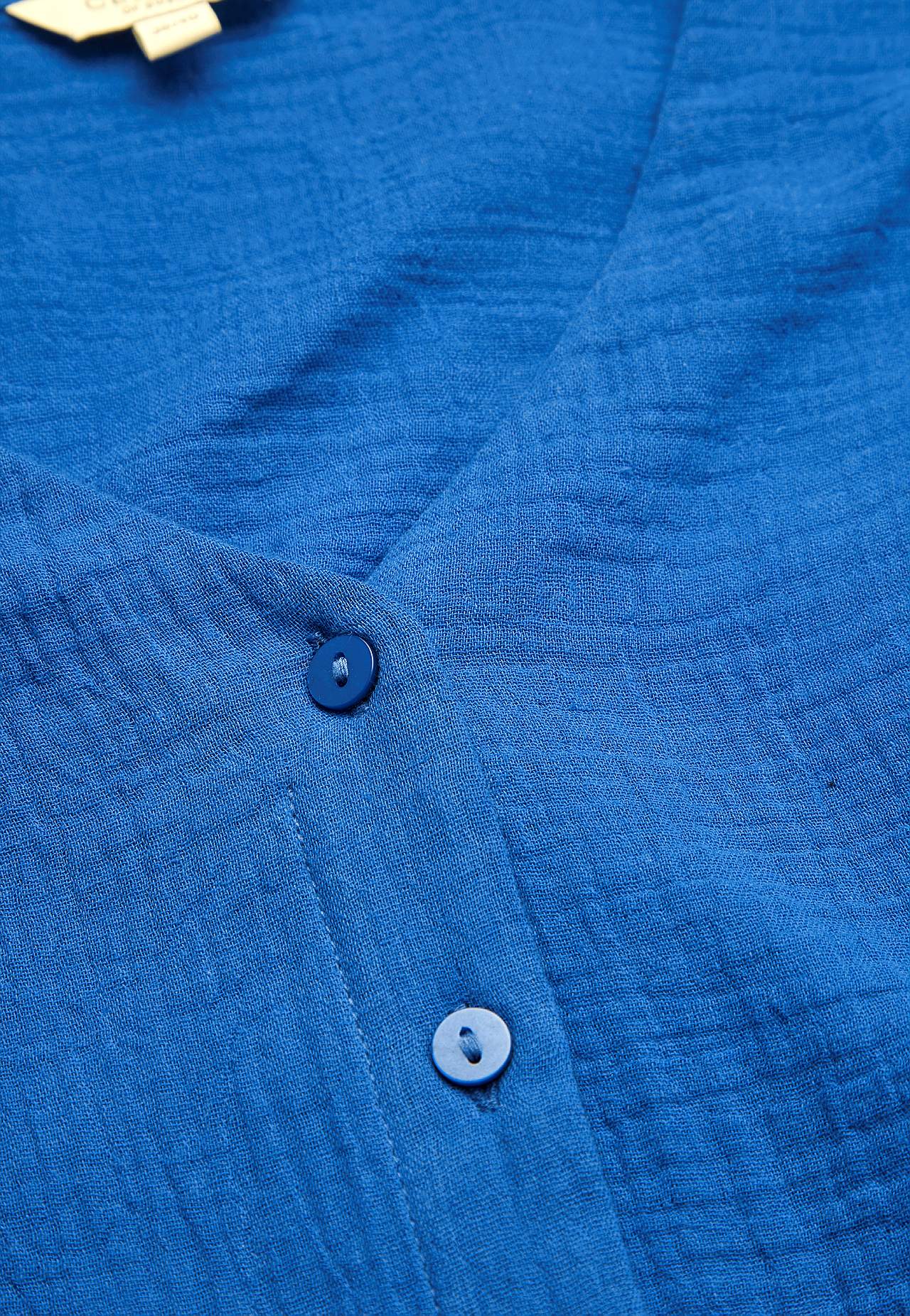 Kurzärmlige Baumwollbluse