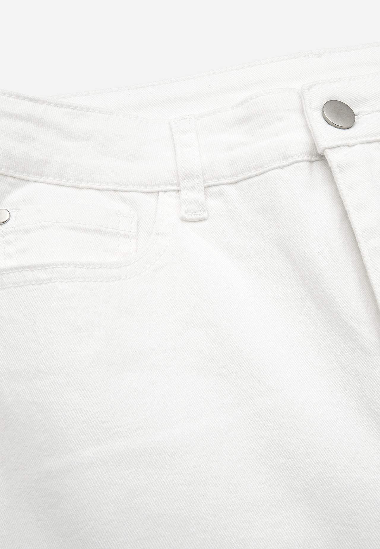 Cropped Jeans mit Fünf-Taschen-Design
