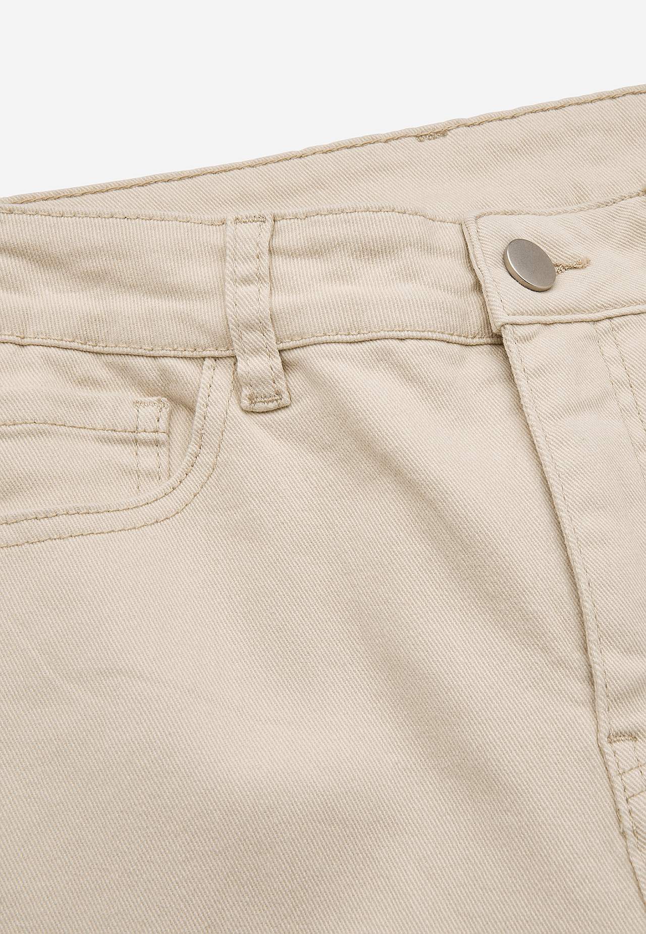 Cropped Jeans mit Fünf-Taschen-Design