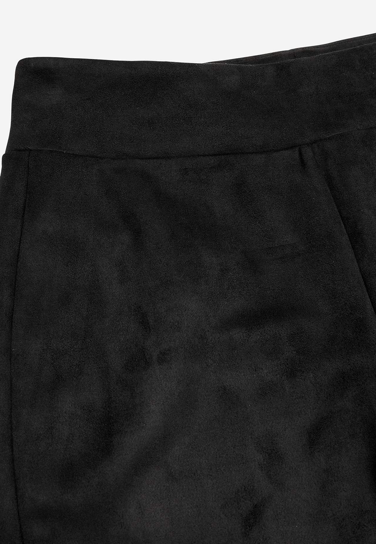 Leggings mit Wildleder-Look