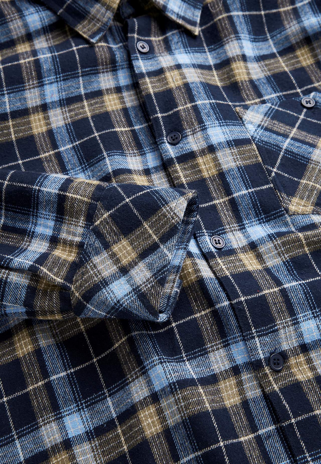 Kariert Flanellhemd