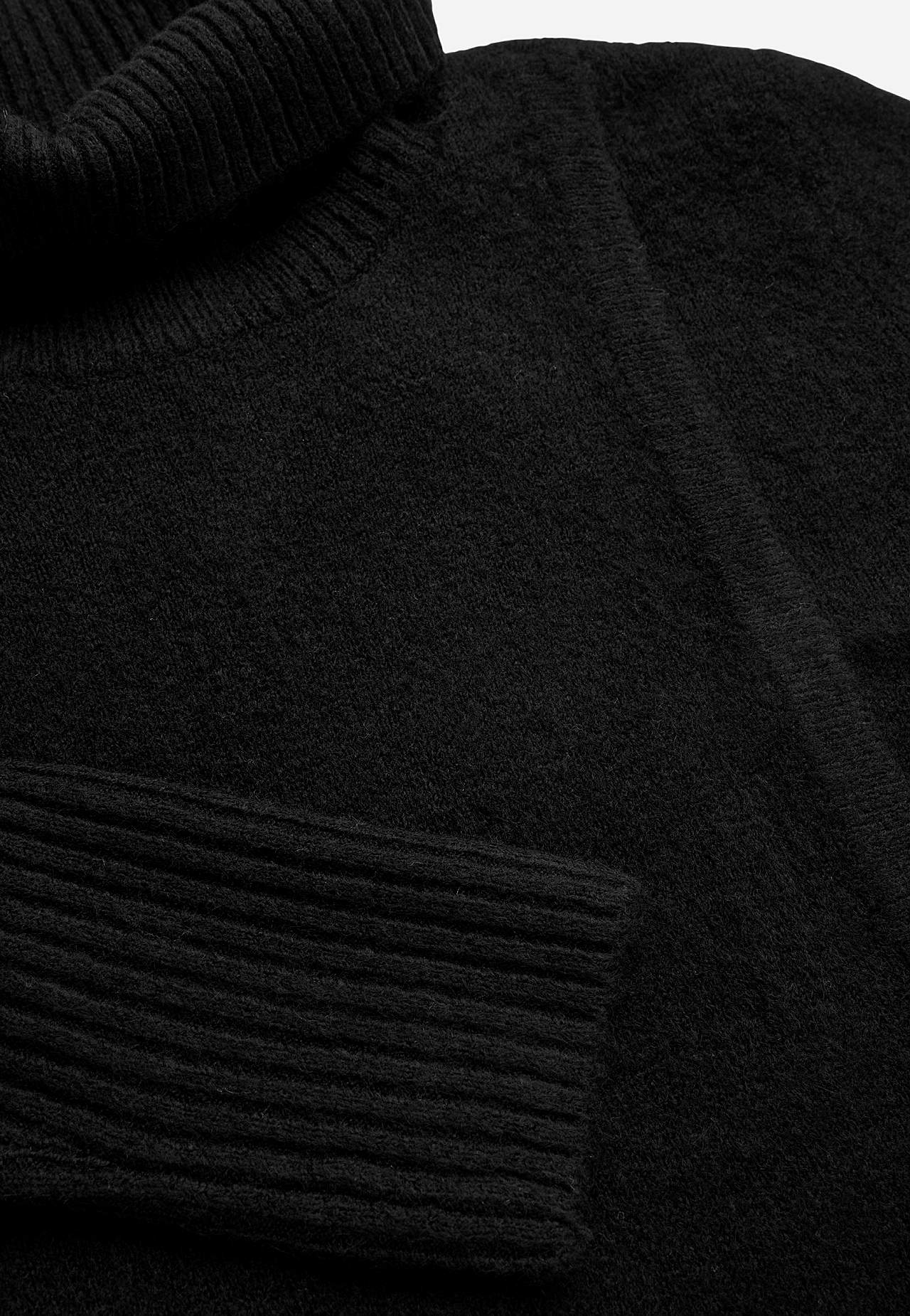 Gestricktes Polo-Shirt mit Band-Detail vorne
