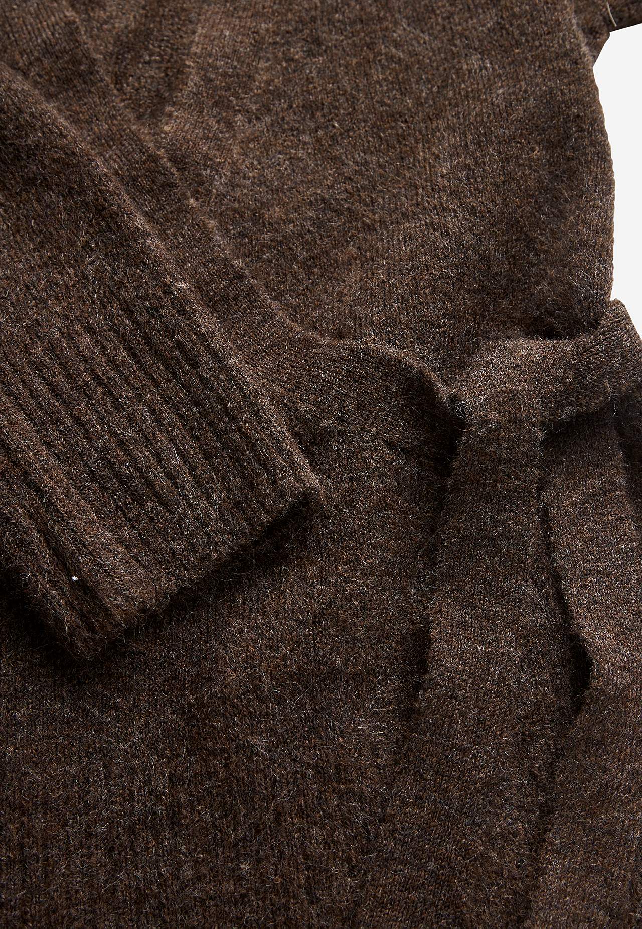 Gestrickter Cardigan mit Wickel-Design