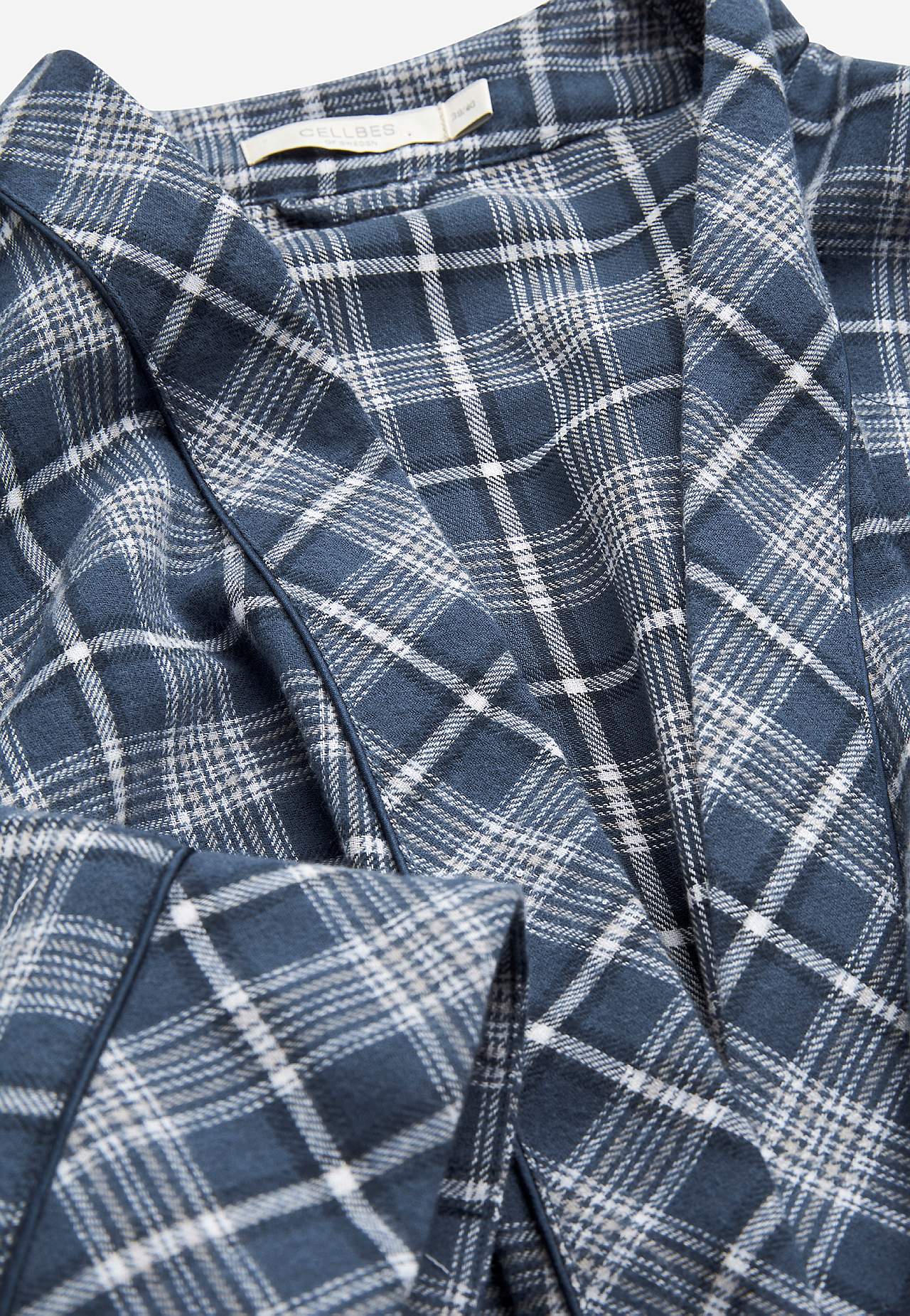 Kariert Morgenrock aus Flanell