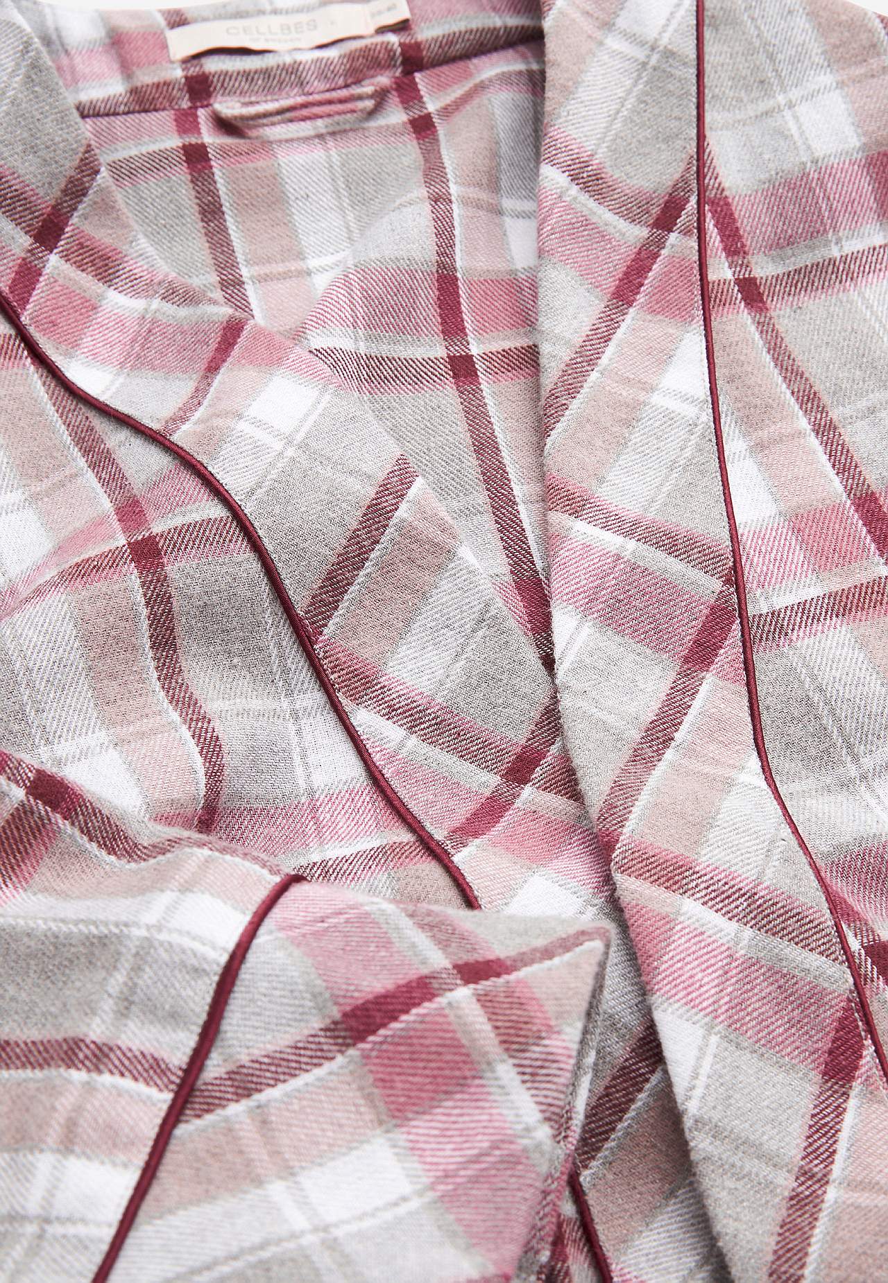 Kariert Morgenrock aus Flanell