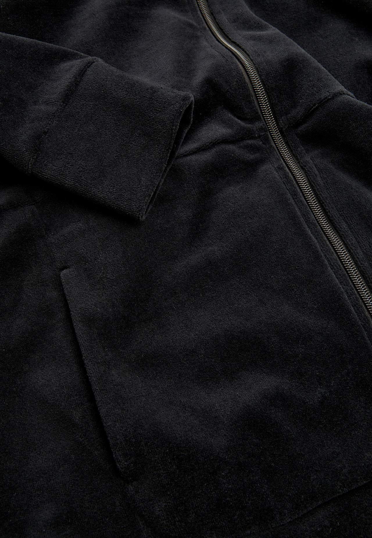 Velours-Jacke mit Verschluss Wilma