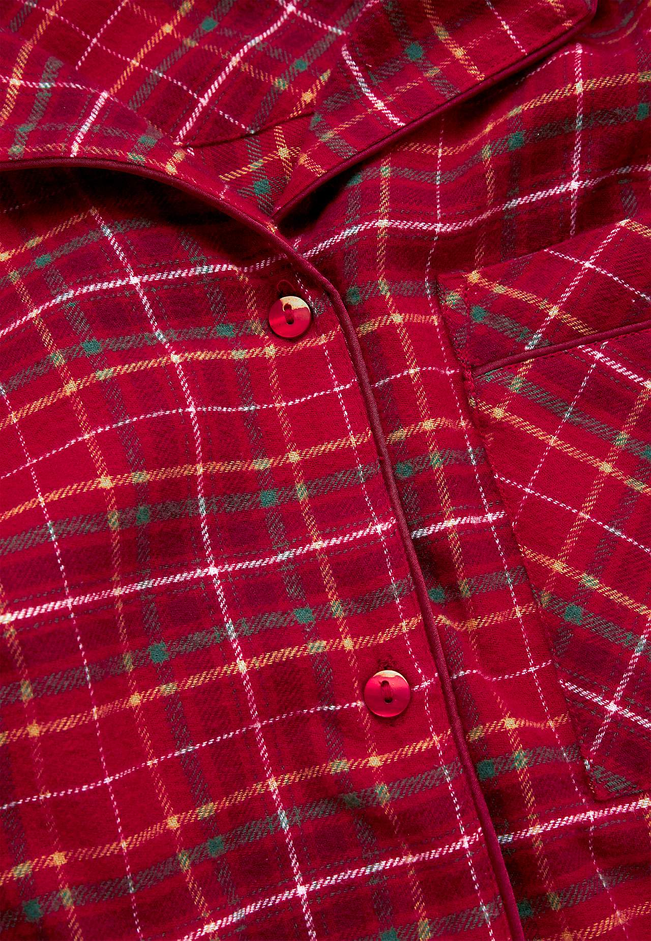 Kariert Pyjama aus Flanell